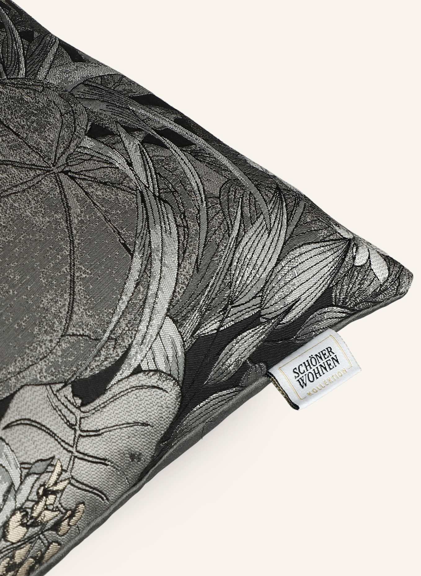 SCHÖNER WOHNEN KOLLEKTION Zierkissenhülle TOUCAN: DUNKELGRAU