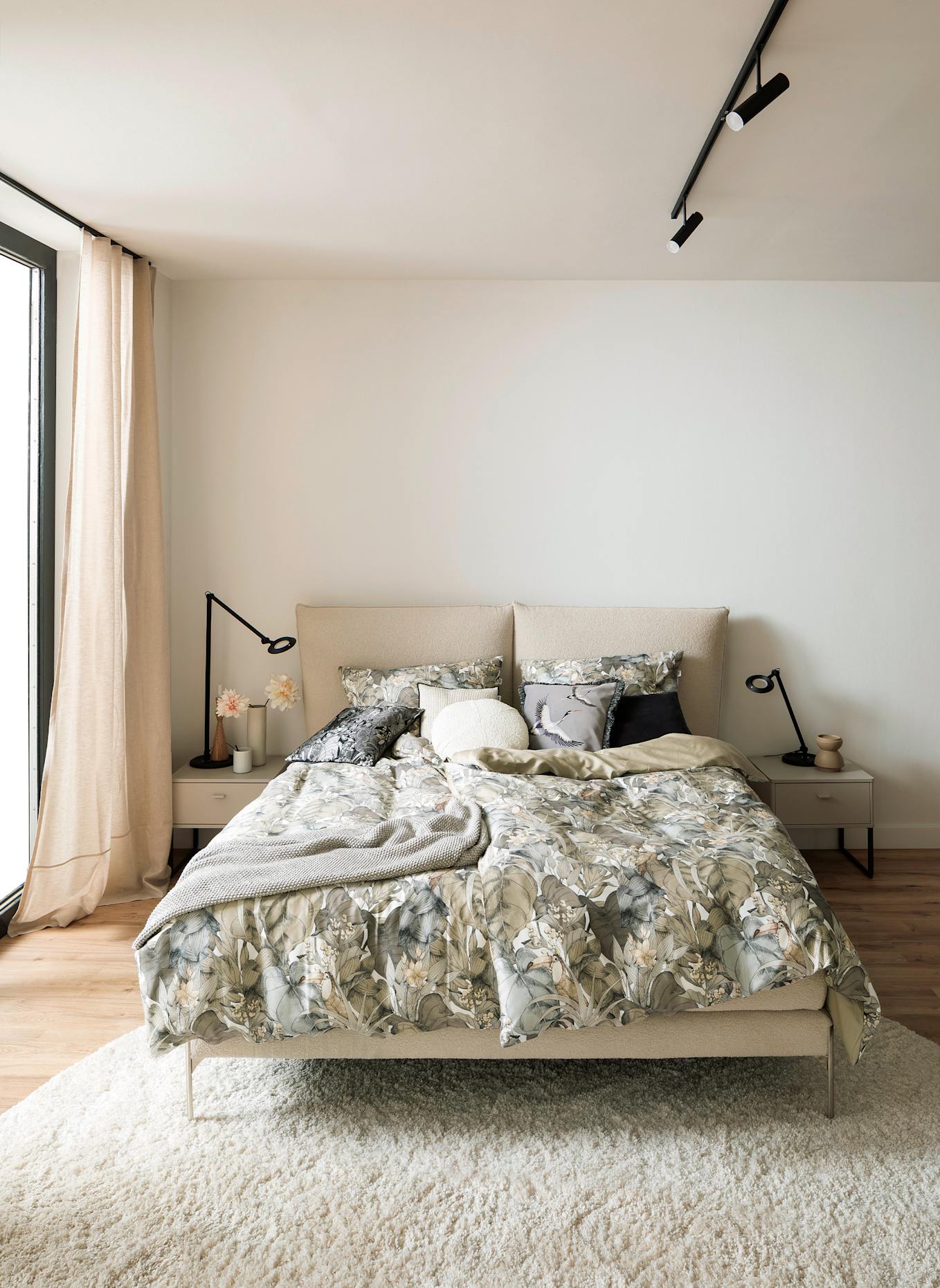 SCHÖNER WOHNEN KOLLEKTION Satin Bettwäsche TOUCAN: BEIGE