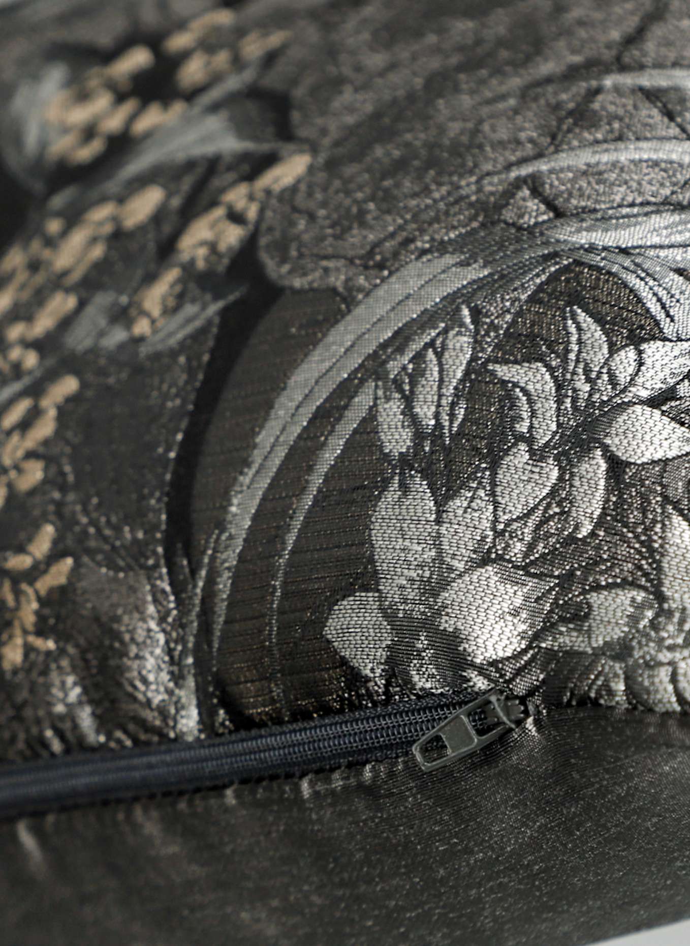 SCHÖNER WOHNEN KOLLEKTION Zierkissenhülle TOUCAN: DUNKELGRAU