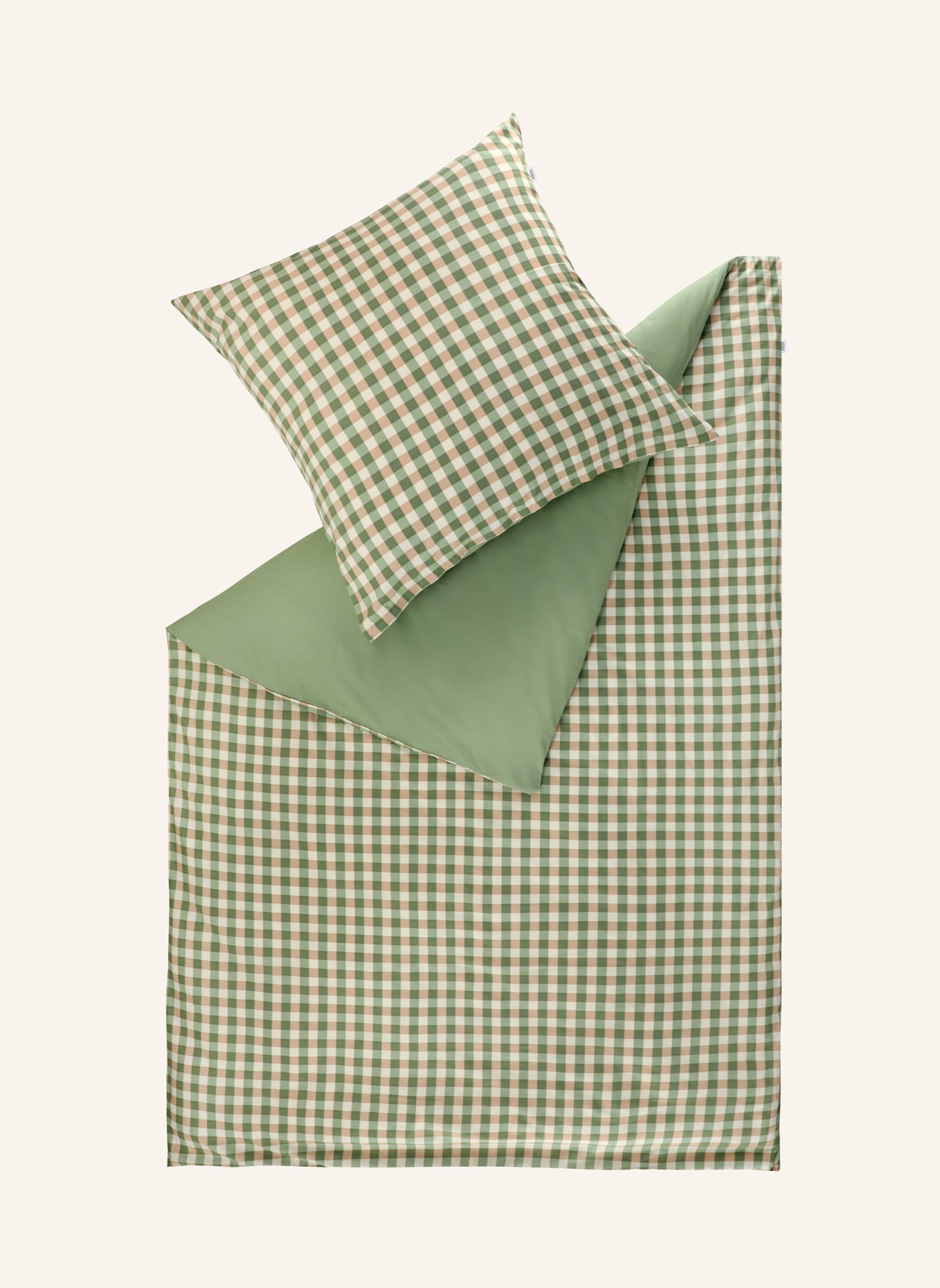 SCHÖNER WOHNEN KOLLEKTION Percal Bettwäsche VICHY: GRÜN