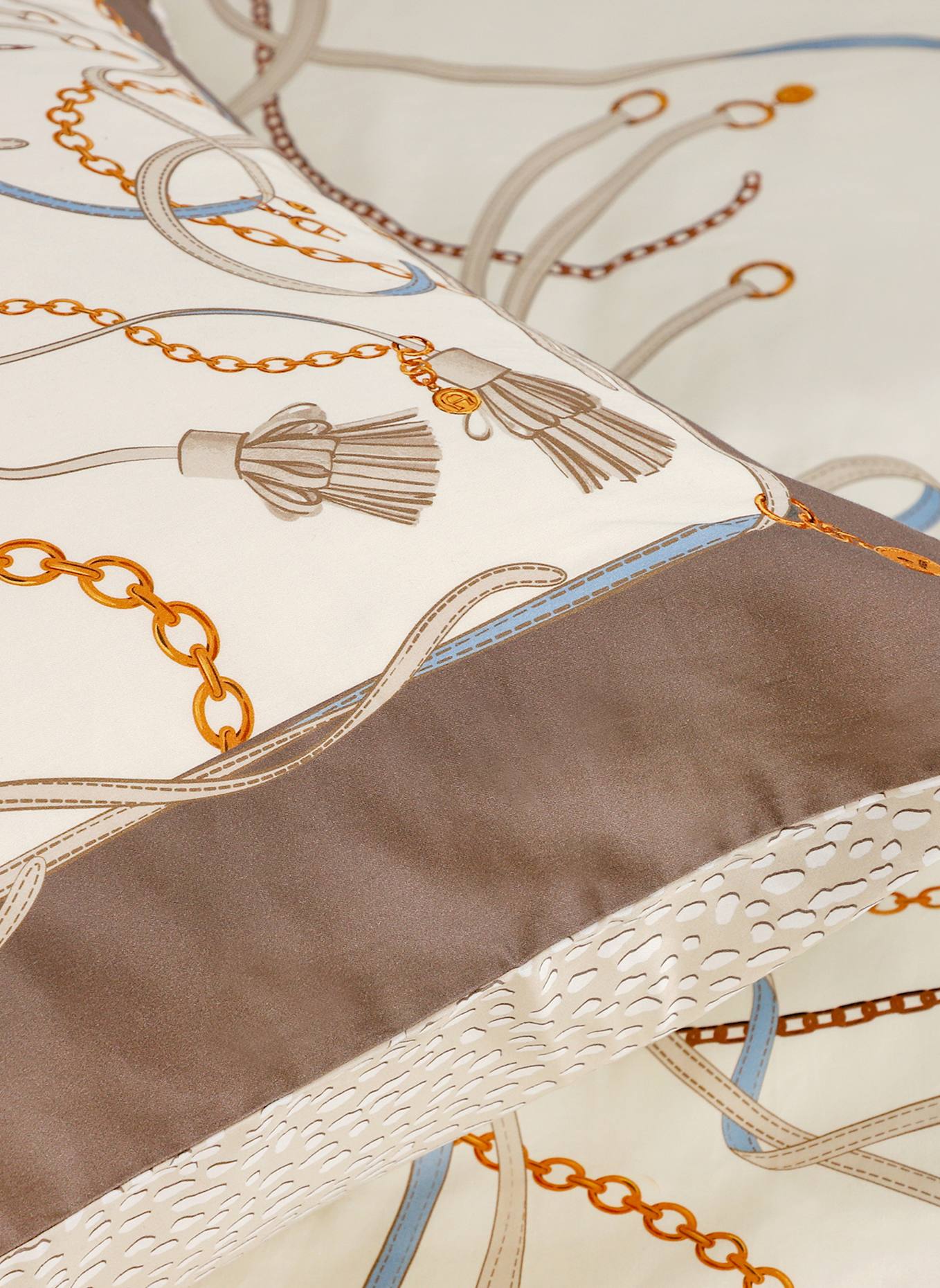 AIGNER Satin Bettwäsche DEBBIE: BEIGE