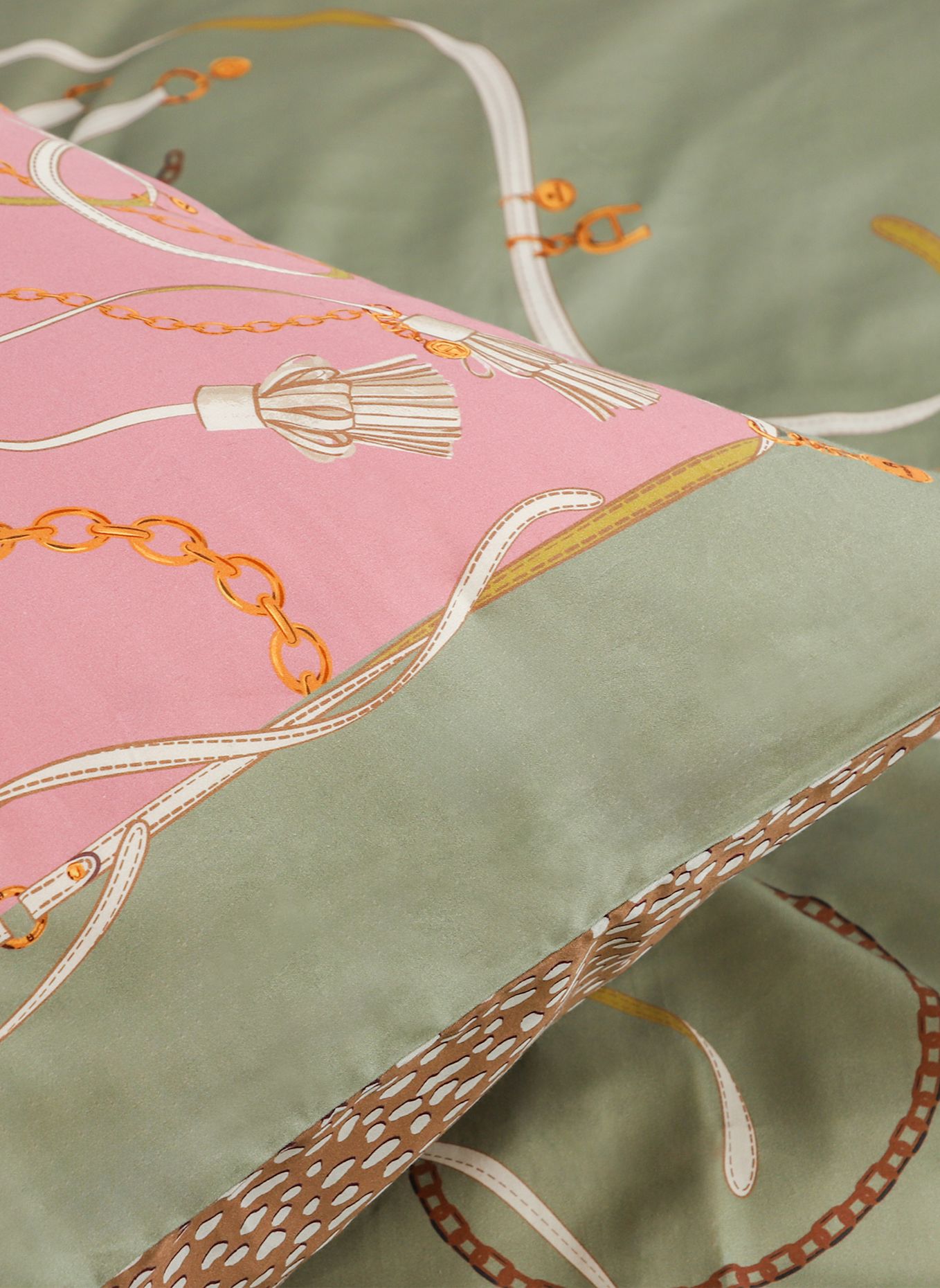 AIGNER Satin Bettwäsche DEBBIE: GRÜN