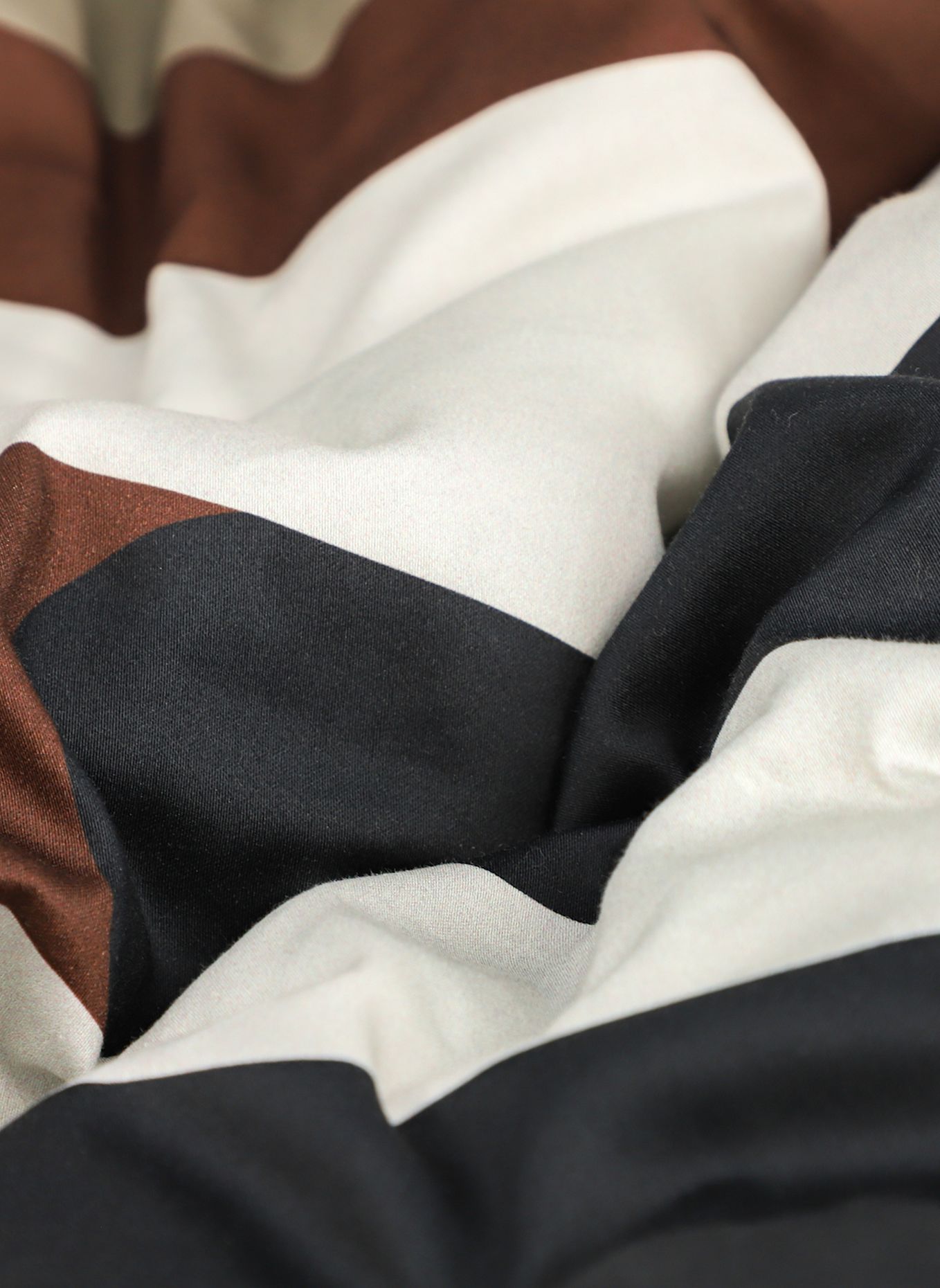 SCHÖNER WOHNEN KOLLEKTION Satin Bettwäsche GROOVE: DUNKELGRAU