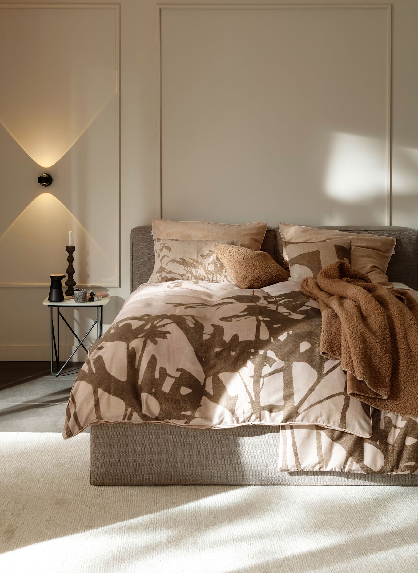 SCHÖNER WOHNEN KOLLEKTION Satijn dekbedovertrekken & hoeslakens PASSION: BEIGE