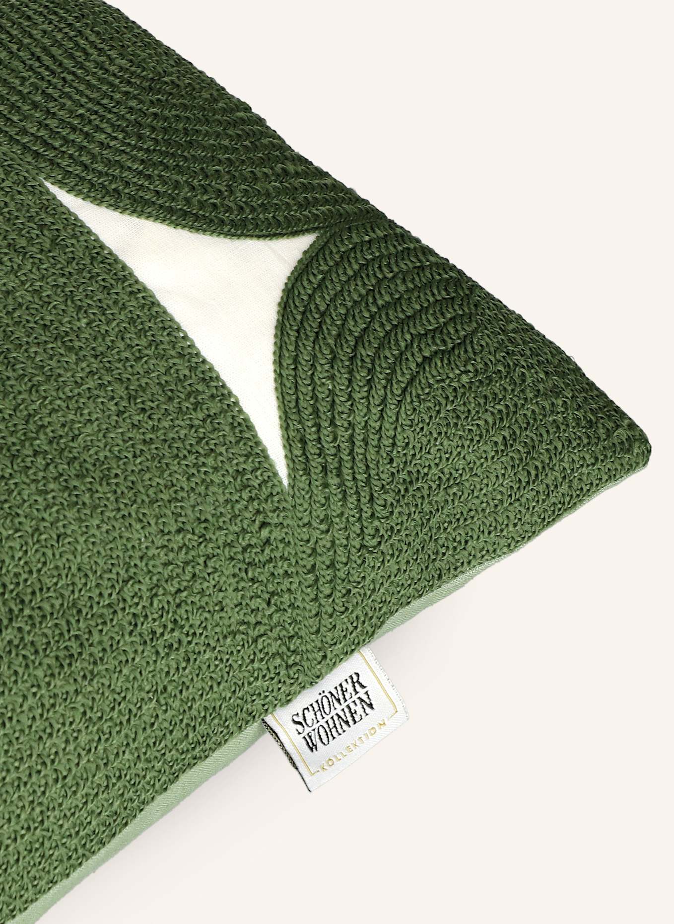 SCHÖNER WOHNEN KOLLEKTION Zierkissenhülle PEBBLE: GRÜN