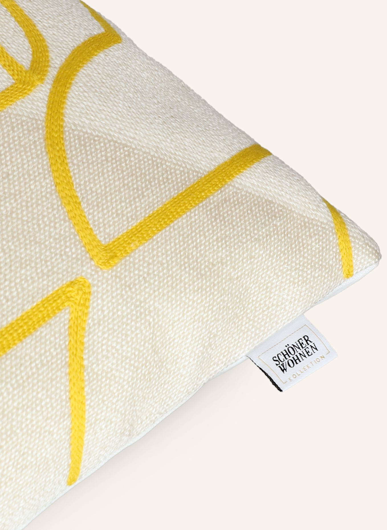 SCHÖNER WOHNEN KOLLEKTION Zierkissenhülle FRAME: GELB