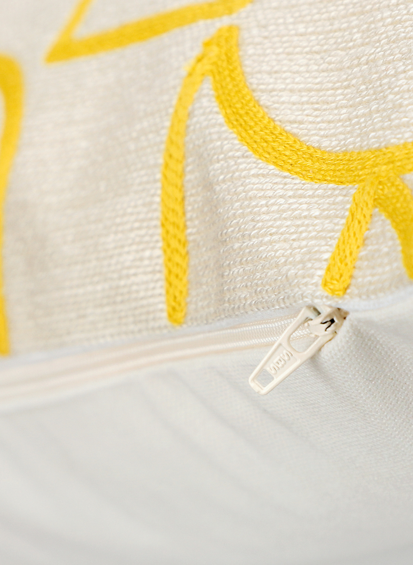 SCHÖNER WOHNEN KOLLEKTION Zierkissenhülle FRAME: GELB