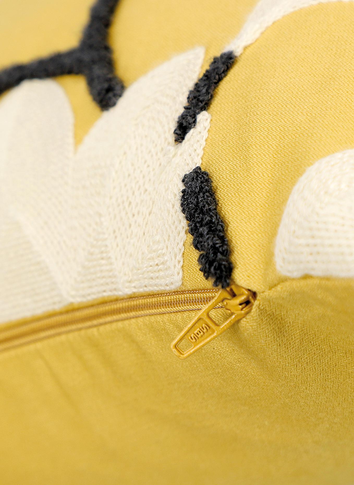 SCHÖNER WOHNEN KOLLEKTION Zierkissenhülle FLEUR: GELB