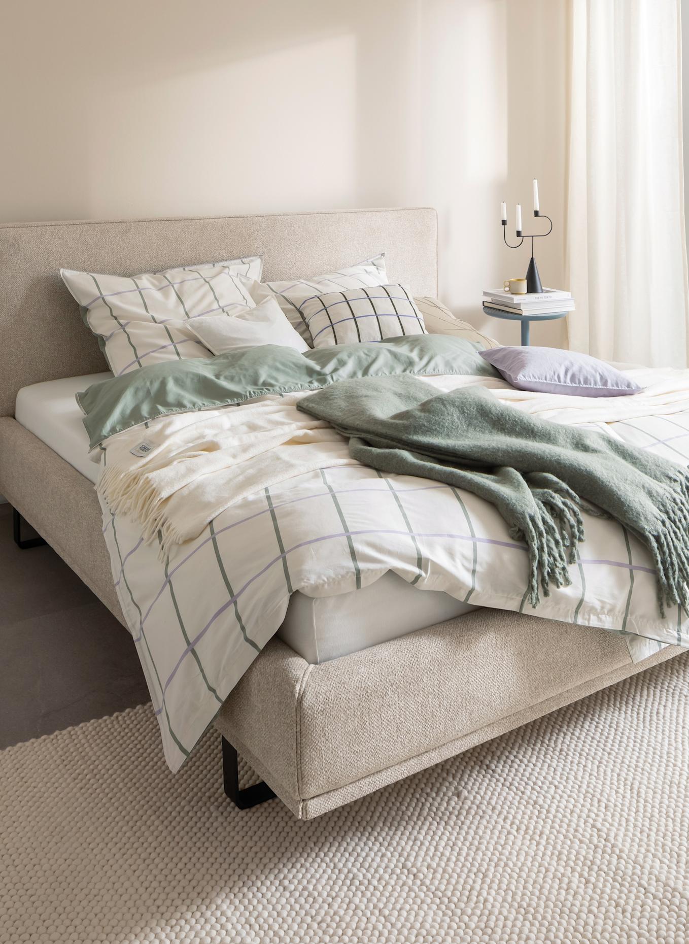 SCHÖNER WOHNEN KOLLEKTION Renforcé Bettwäsche PERFORM: GRÜN