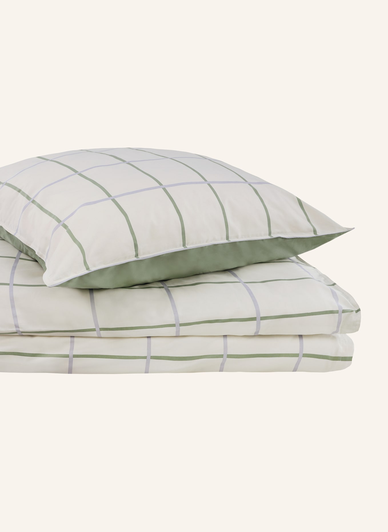 SCHÖNER WOHNEN KOLLEKTION Renforcé Bettwäsche PERFORM: GRÜN
