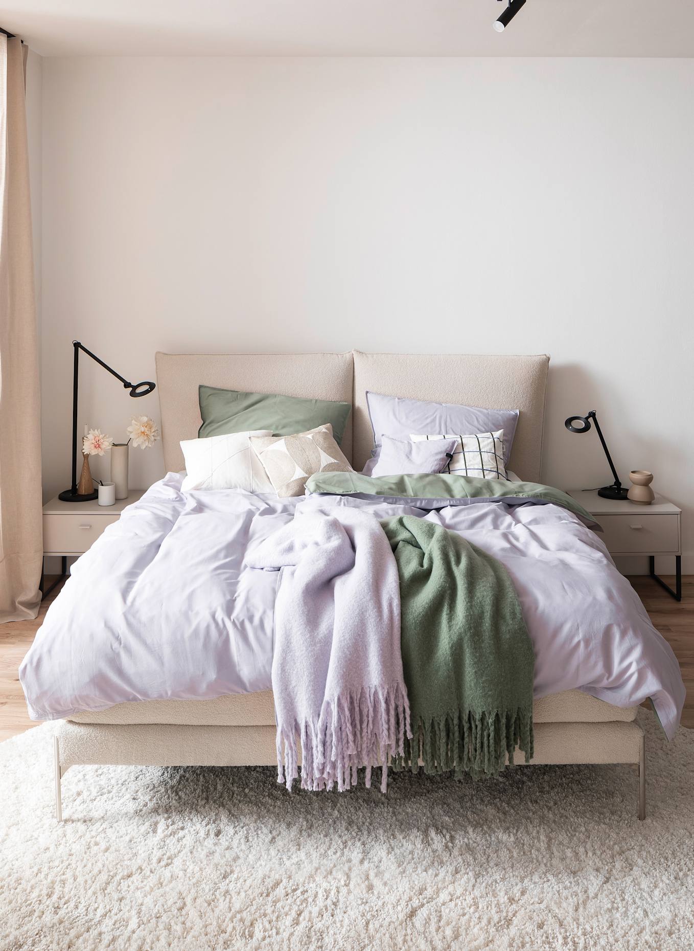 SCHÖNER WOHNEN KOLLEKTION Renforcé Bettwäsche PLAY: LILA
