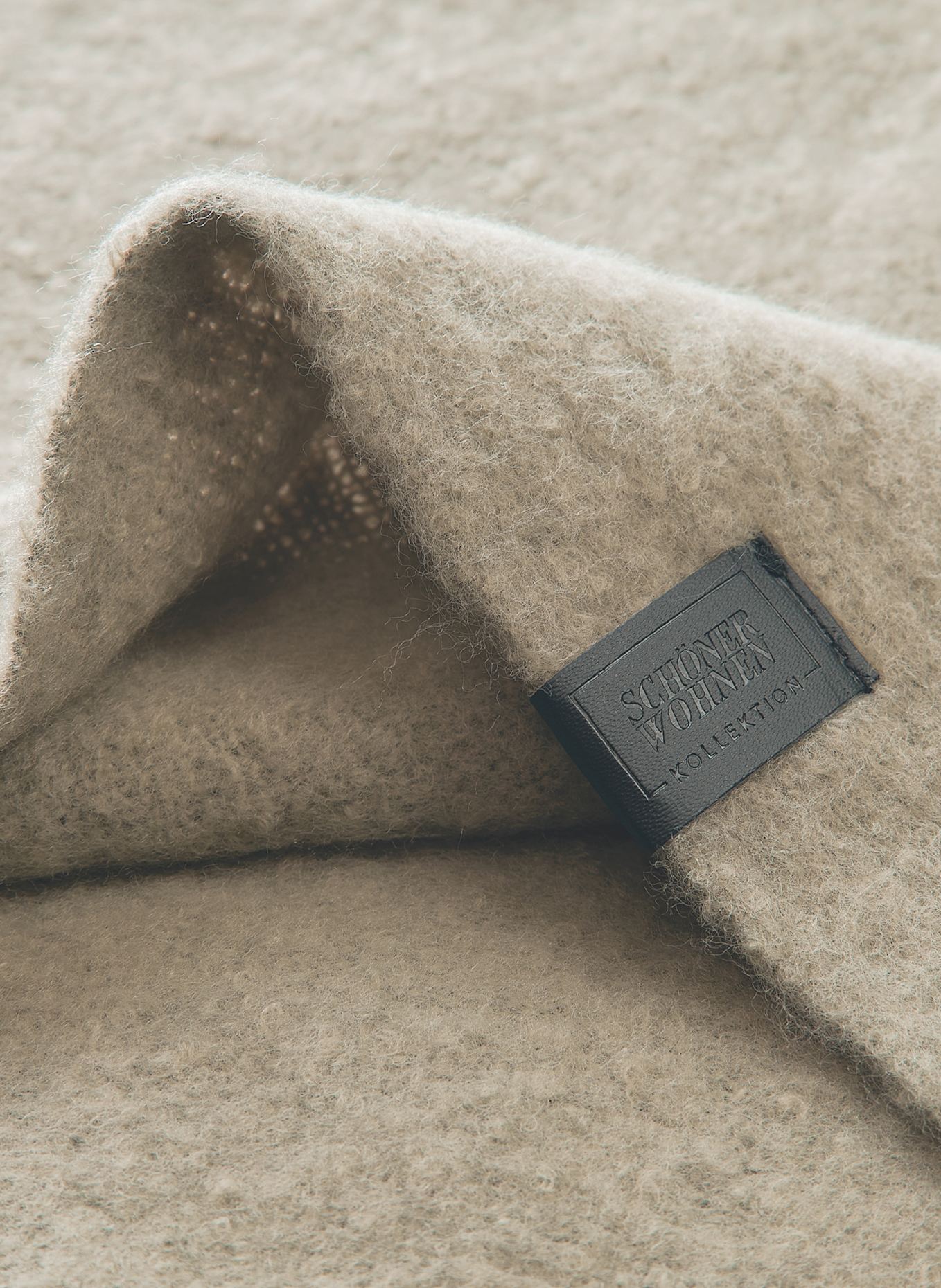 SCHÖNER WOHNEN KOLLEKTION Plaid PLENTY: BEIGE