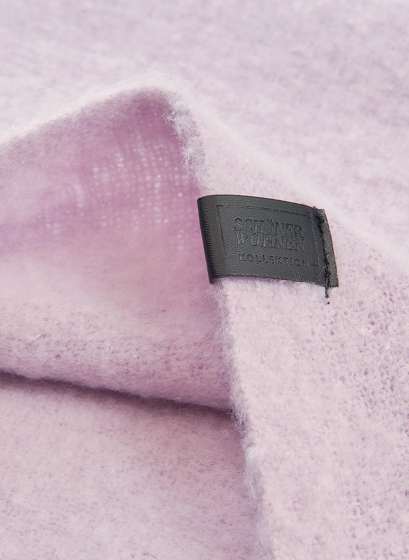 SCHÖNER WOHNEN KOLLEKTION Plaid PLENTY: LILA