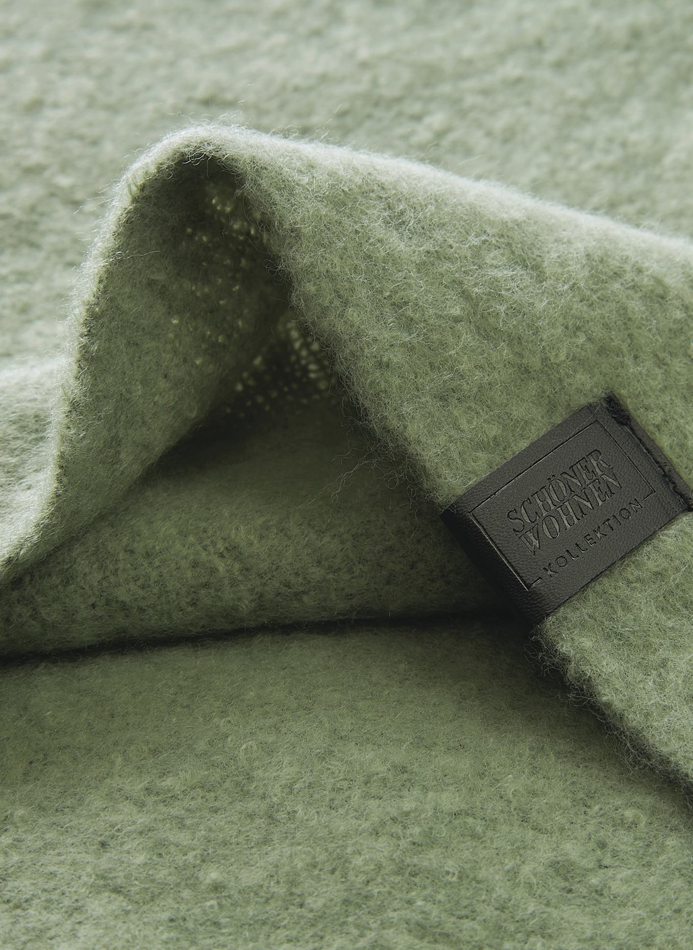 SCHÖNER WOHNEN KOLLEKTION Plaid PLENTY: GRÜN