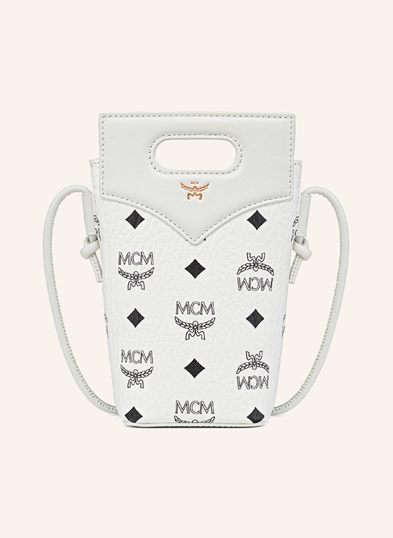 MCM Pouch: WHITE