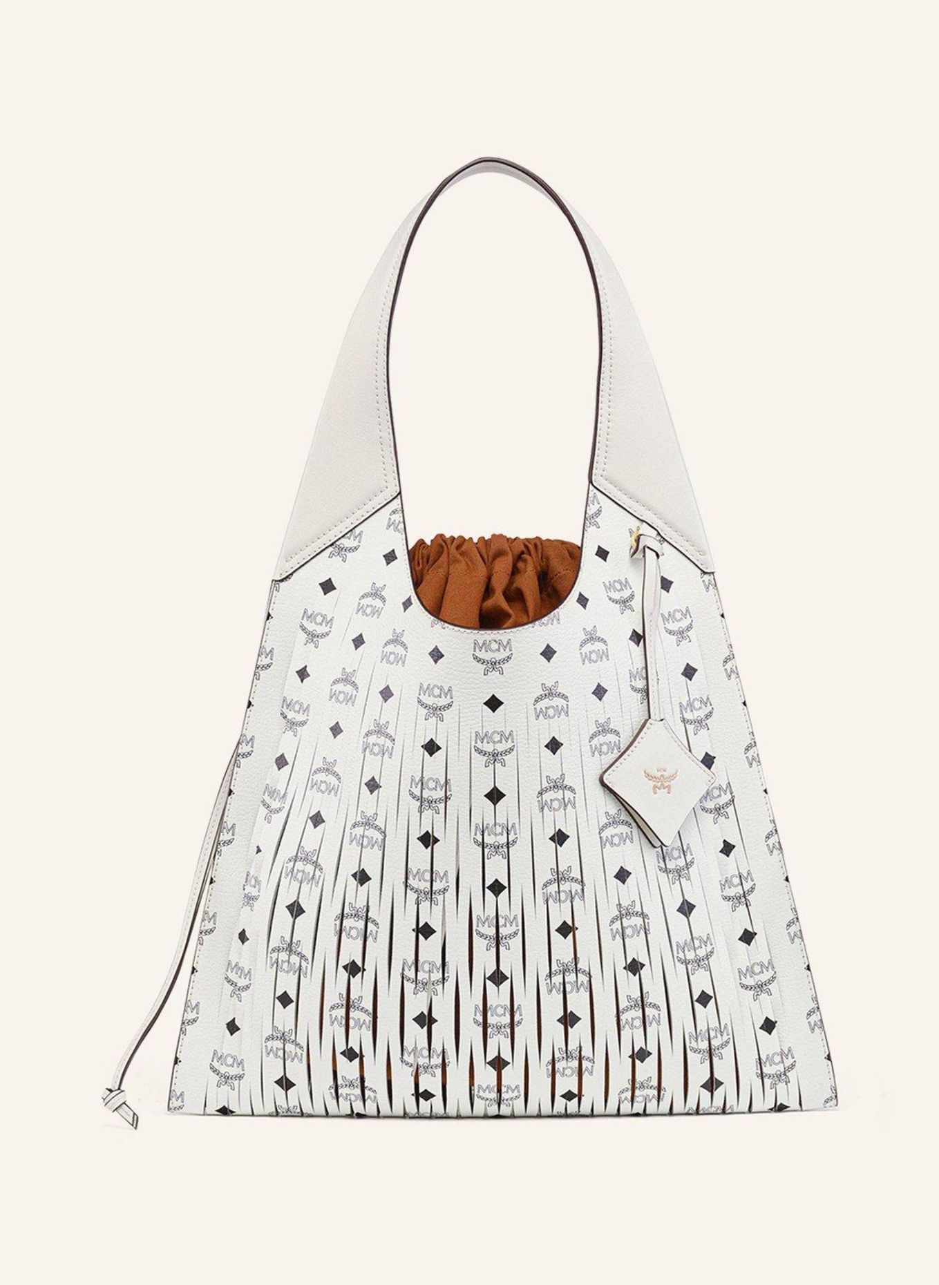 MCM Shopper VISETOS: WEISS