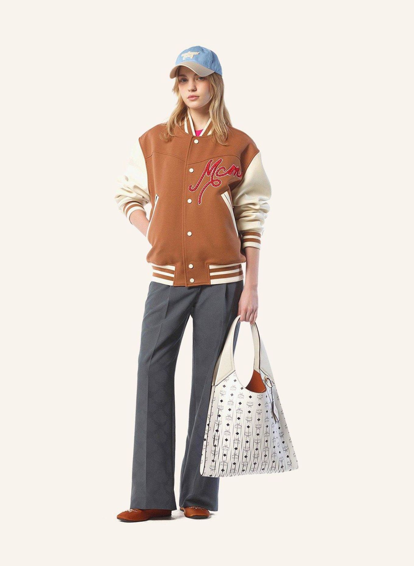 MCM Shopper VISETOS: WEISS