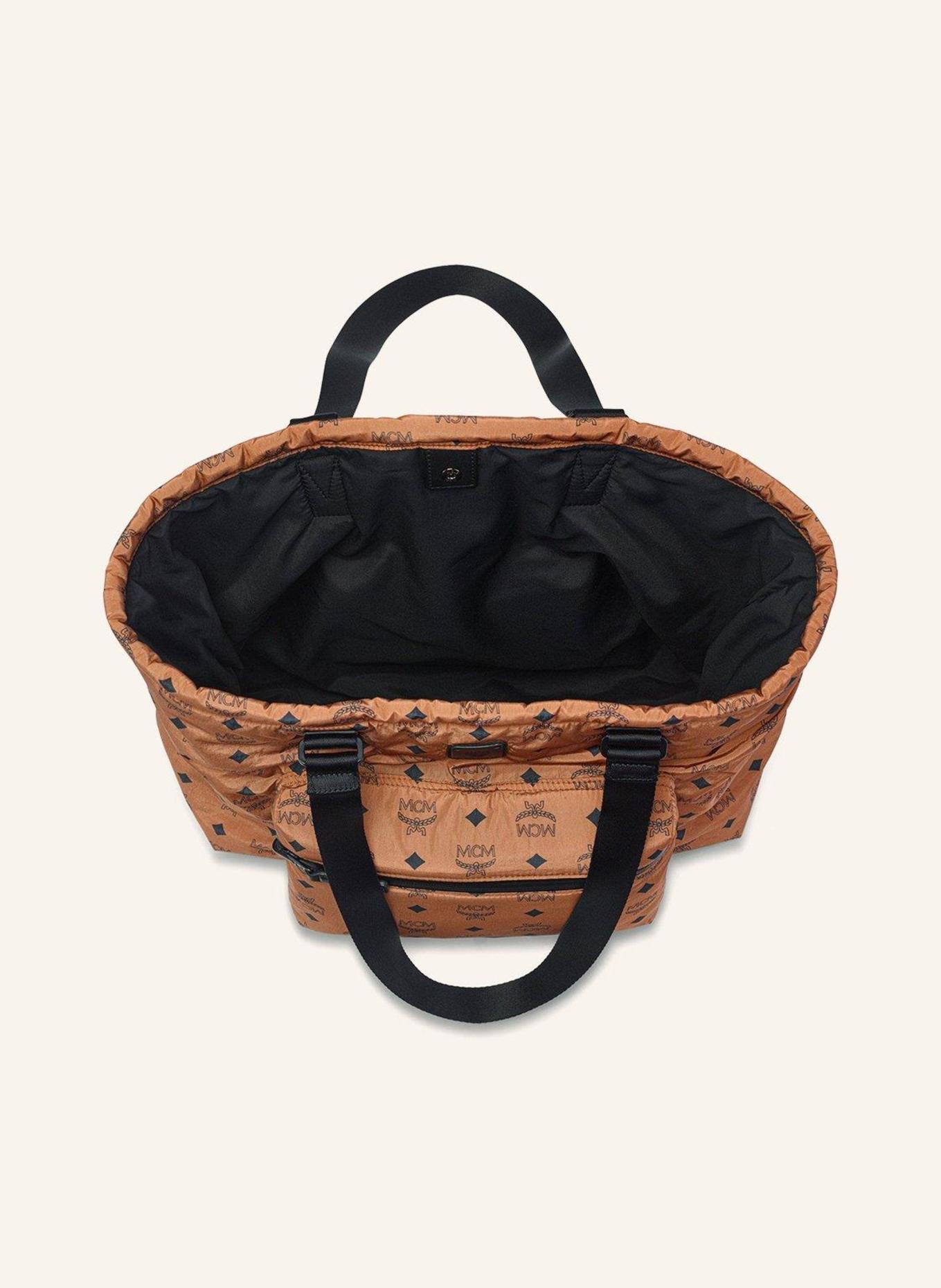 MCM Shopper VISETOS: COGNAC