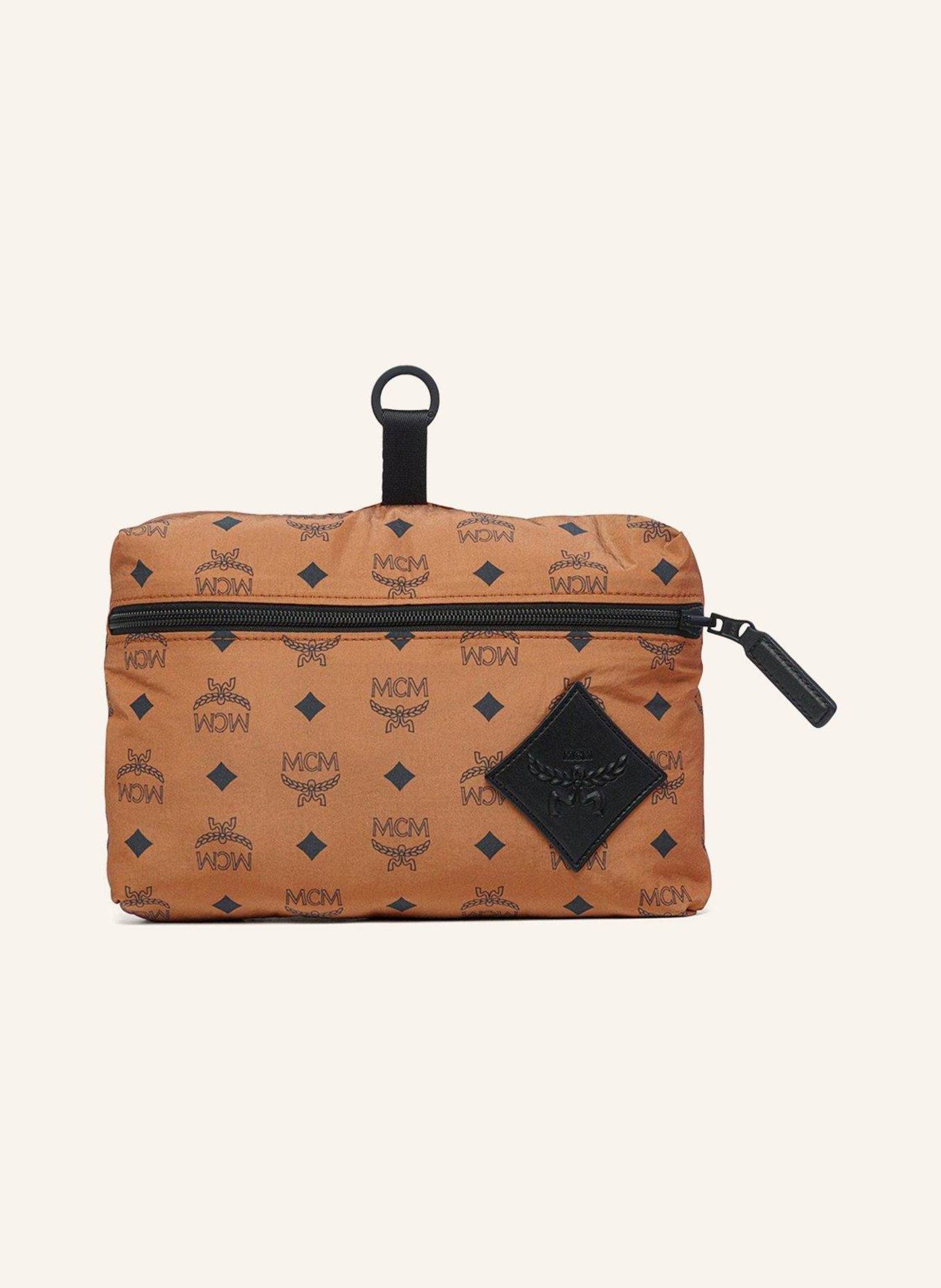 MCM Shopper VISETOS: COGNAC