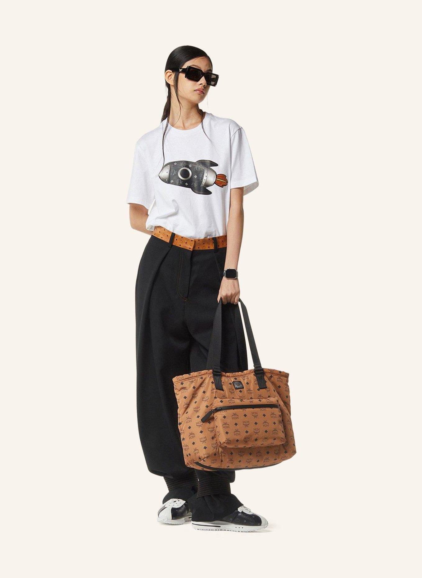 MCM Shopper VISETOS: COGNAC