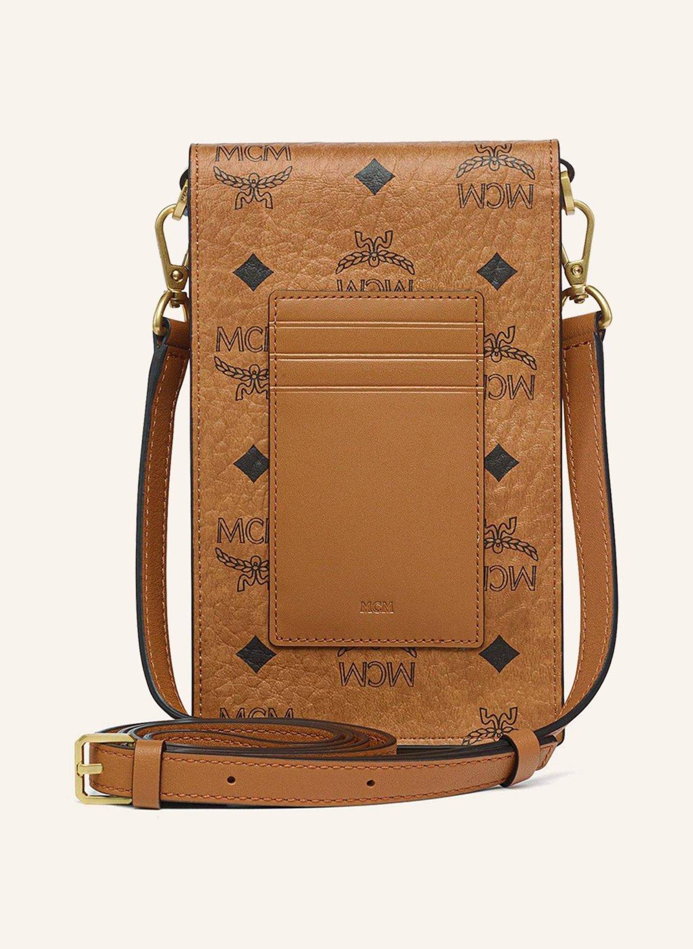 MCM Umhängetasche VISETOS: COGNAC