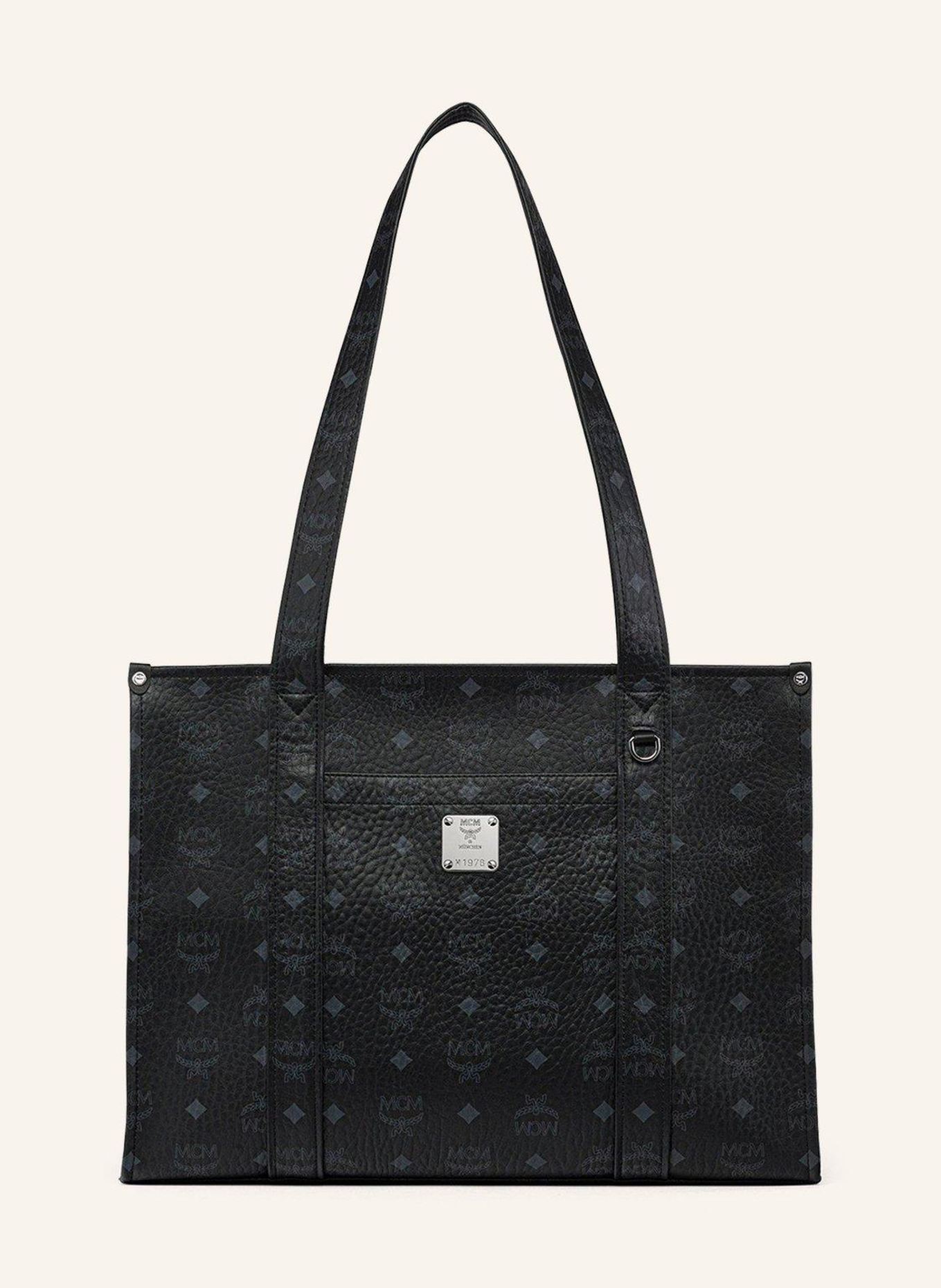 MCM Shopper VISETOS: BLACK