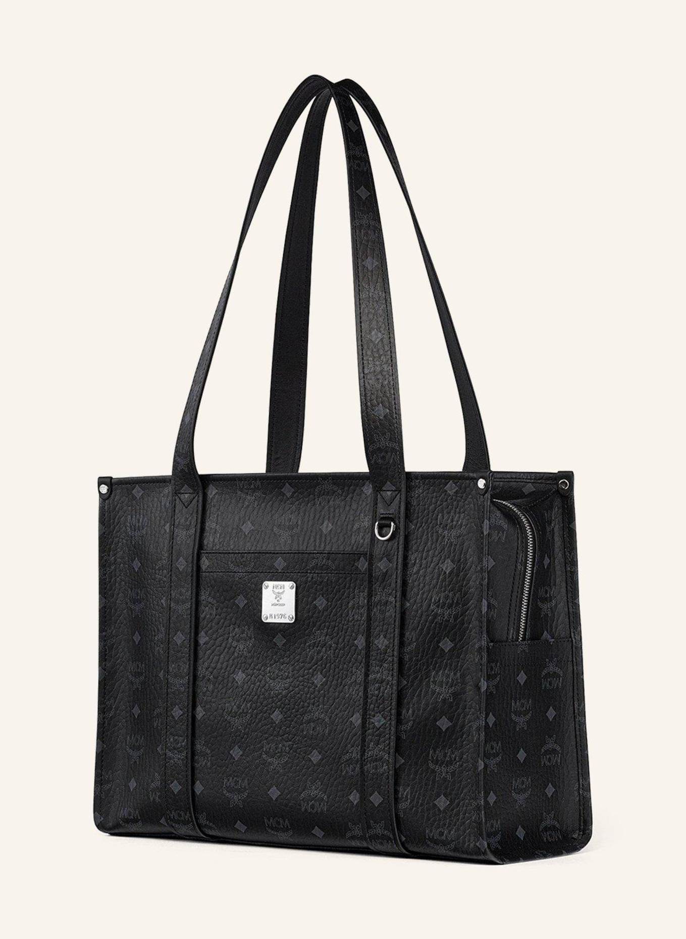 MCM Shopper VISETOS: BLACK