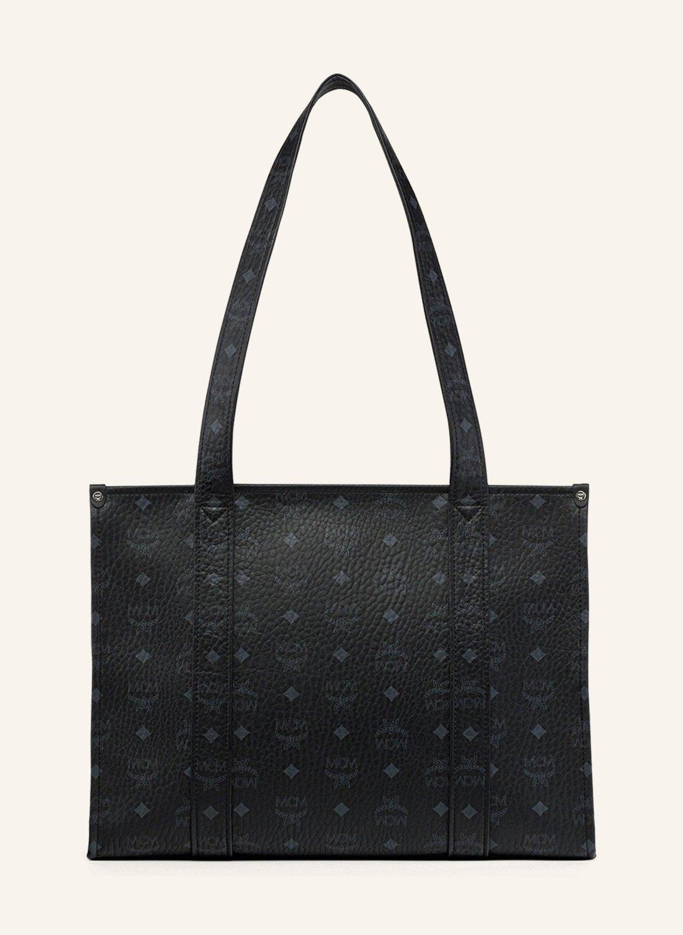 MCM Shopper VISETOS: BLACK