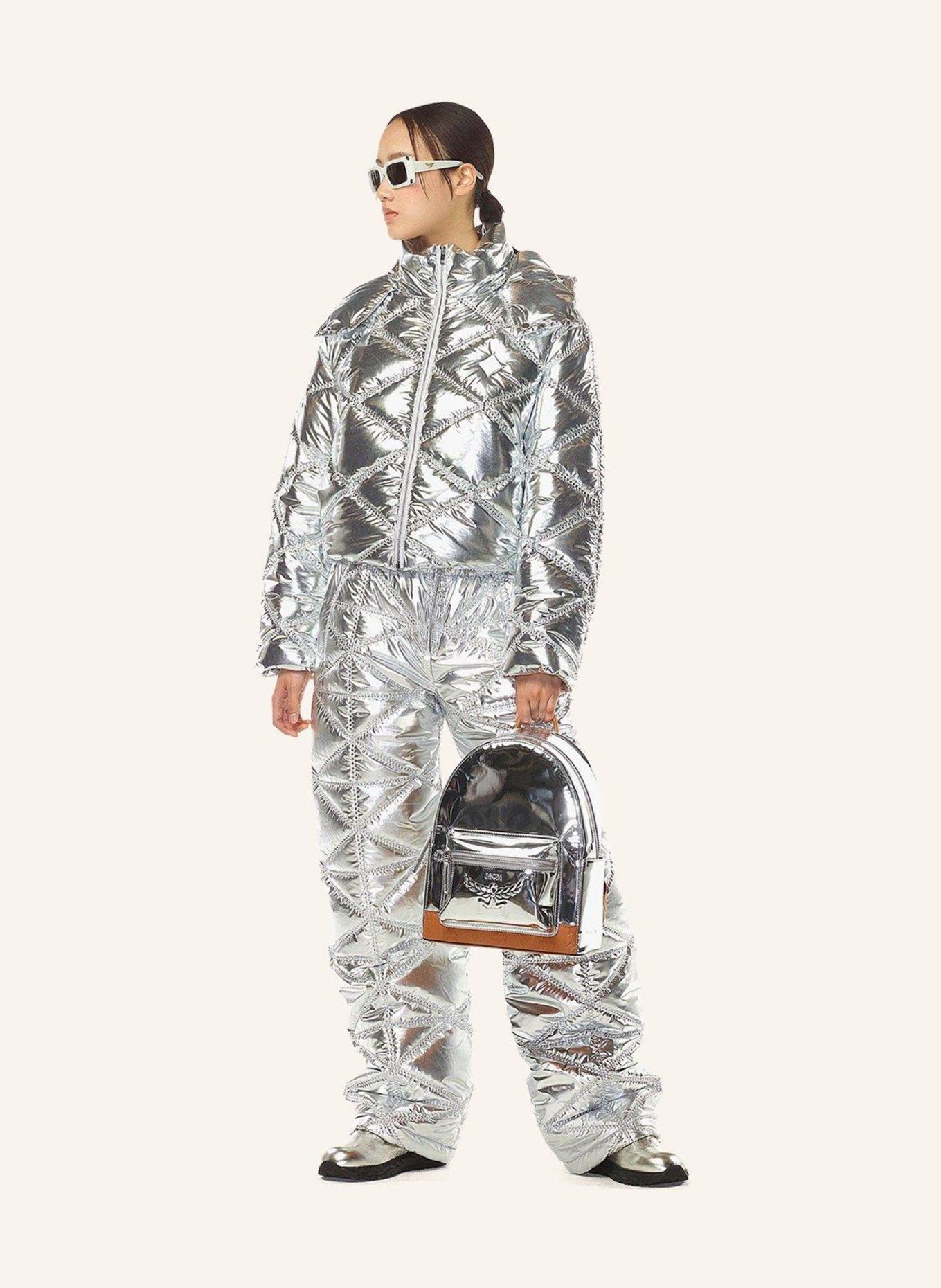 MCM Rucksack: SILBER