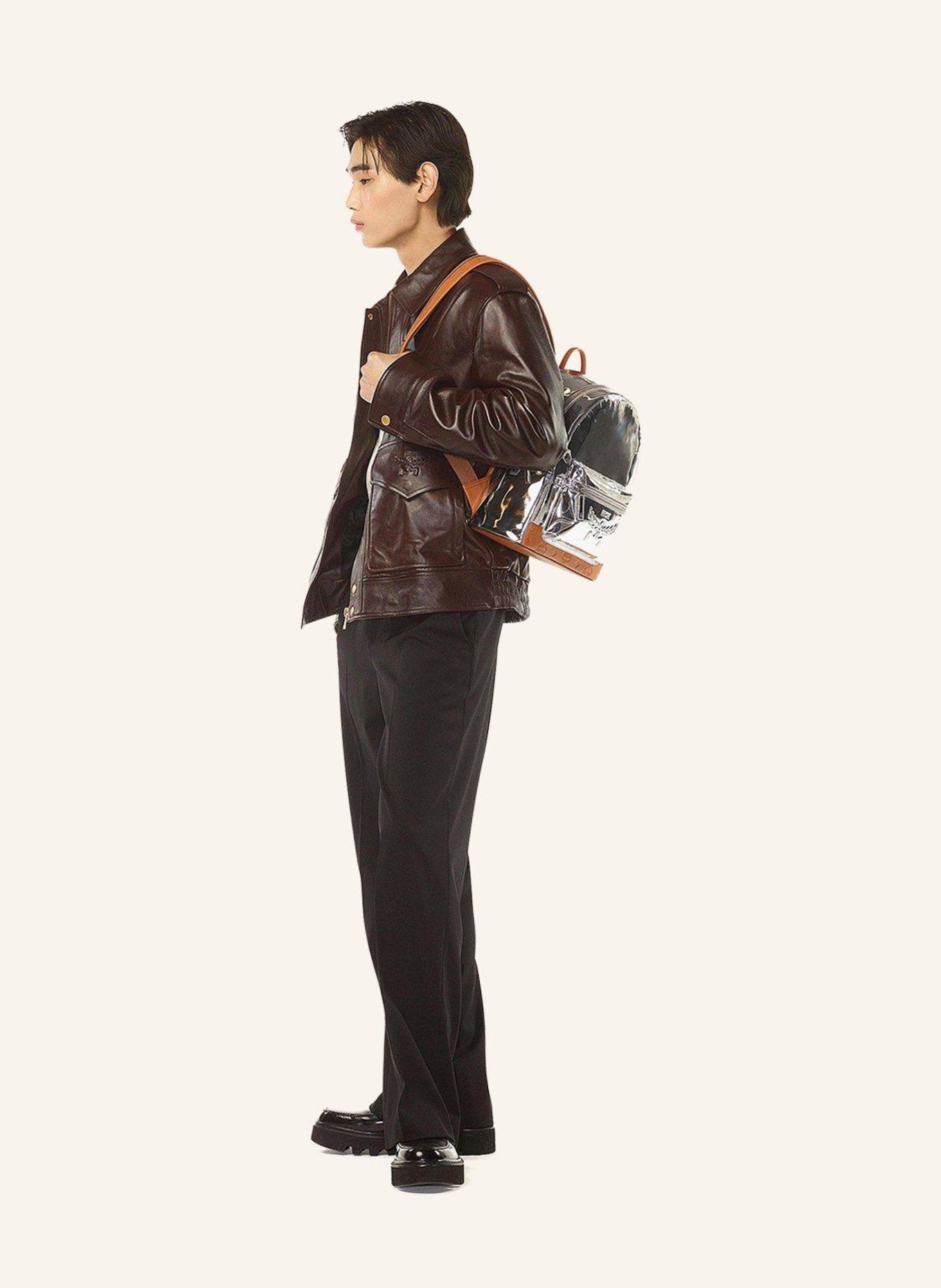 MCM Rucksack: SILBER