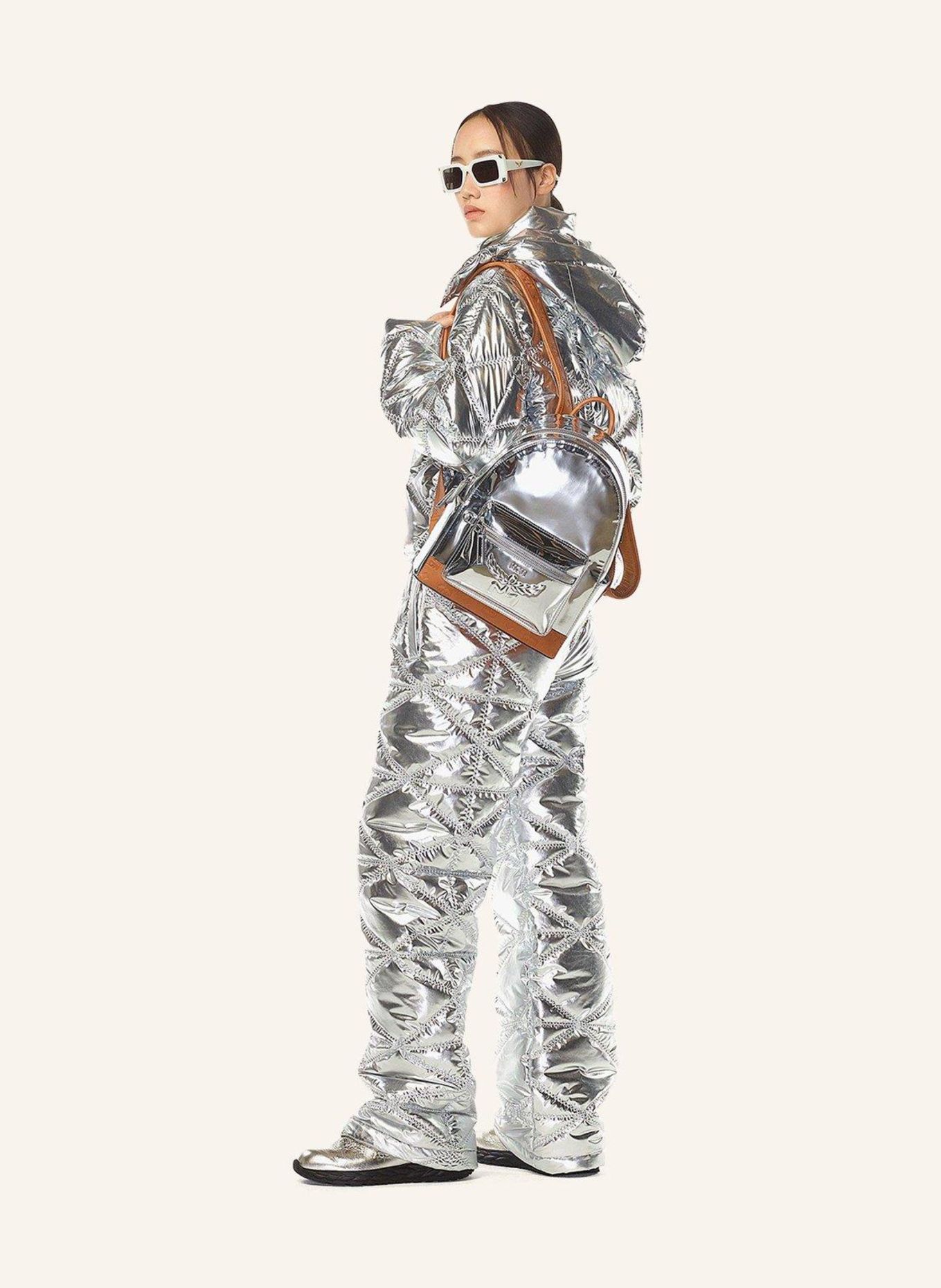 MCM Rucksack: SILBER