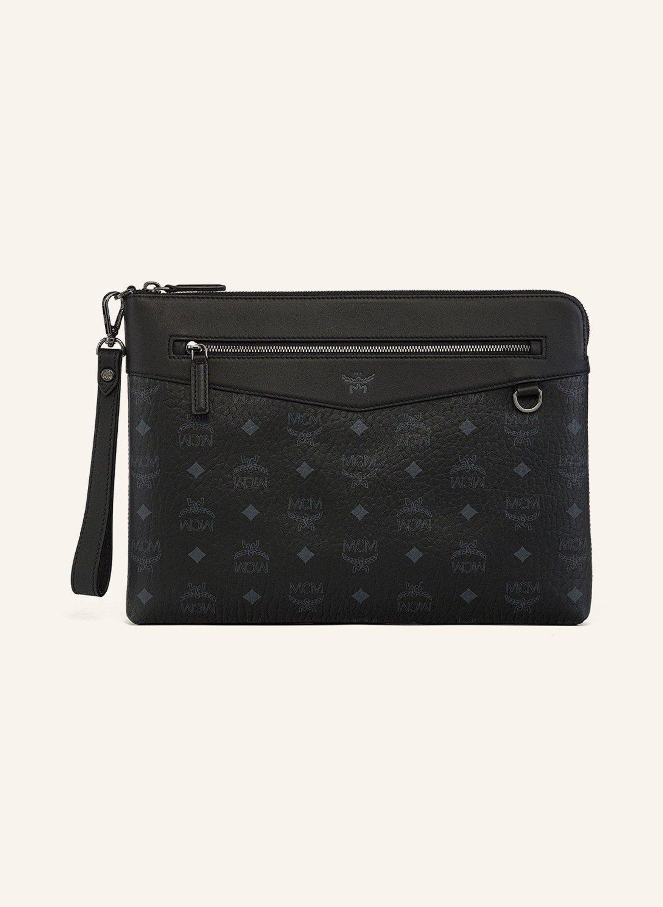 MCM Pouch VISETOS: BLACK