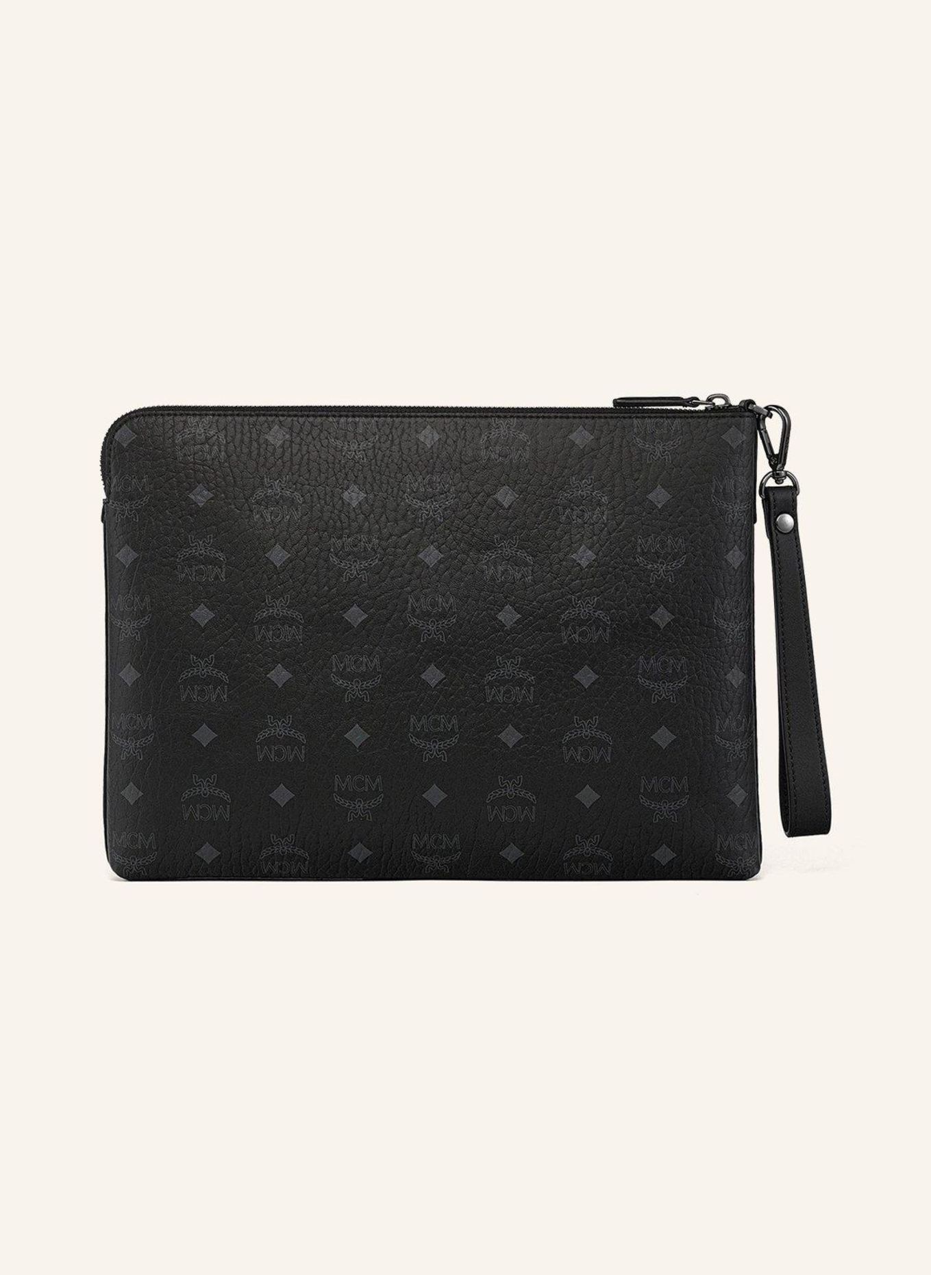 MCM Pouch VISETOS: BLACK