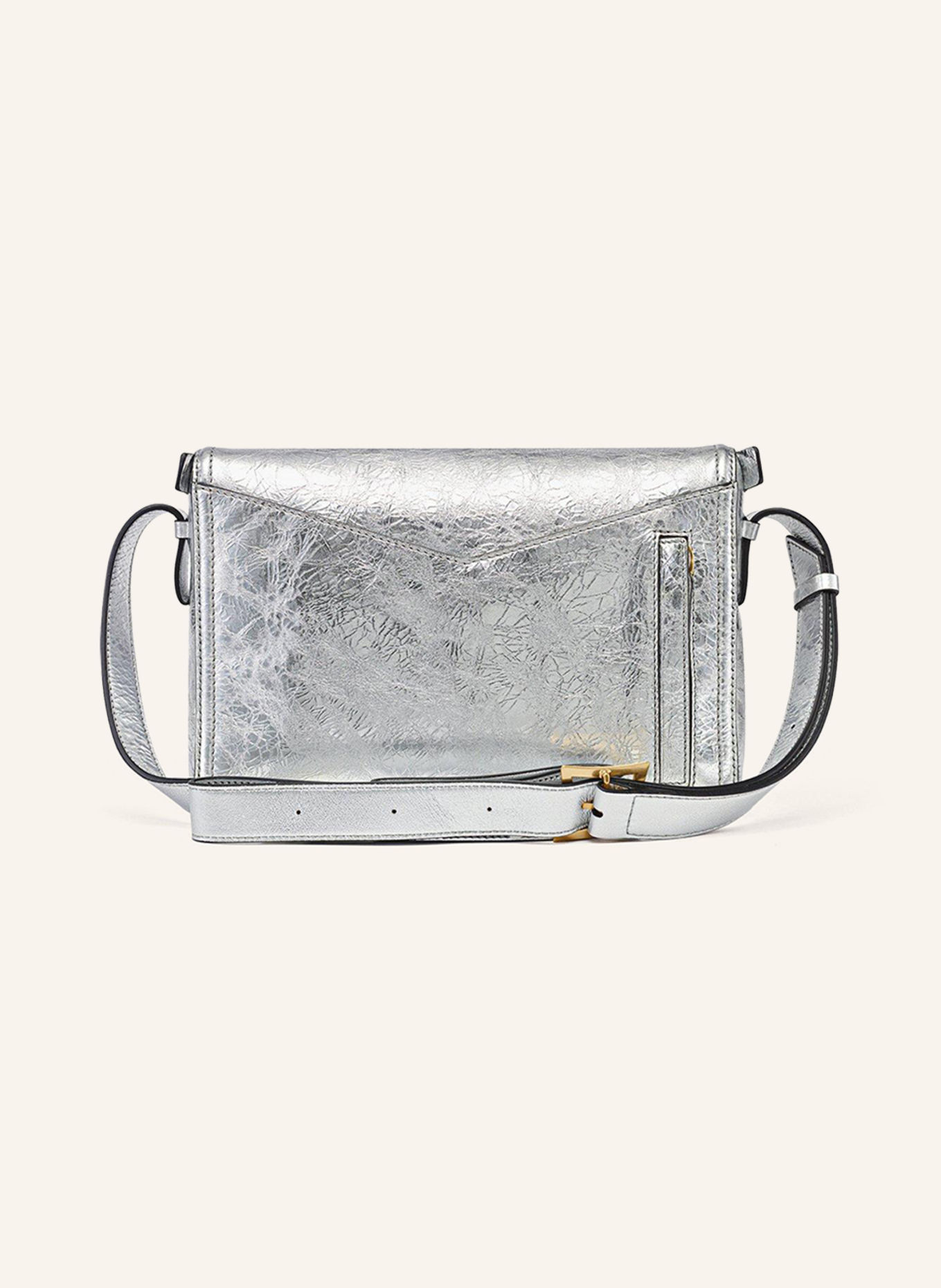 MCM Schultertasche: SILBER
