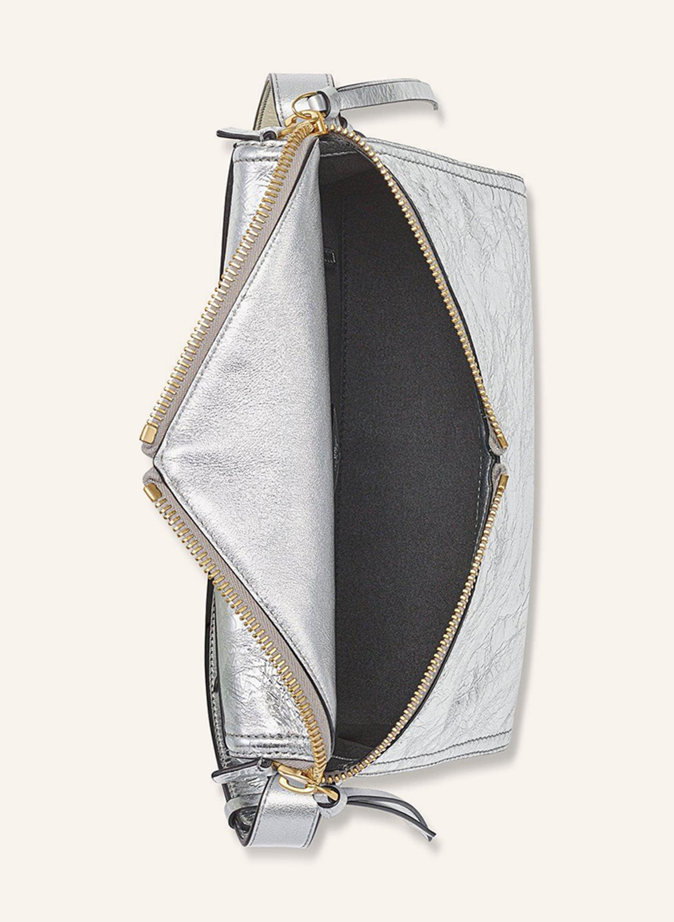 MCM Schultertasche: SILBER