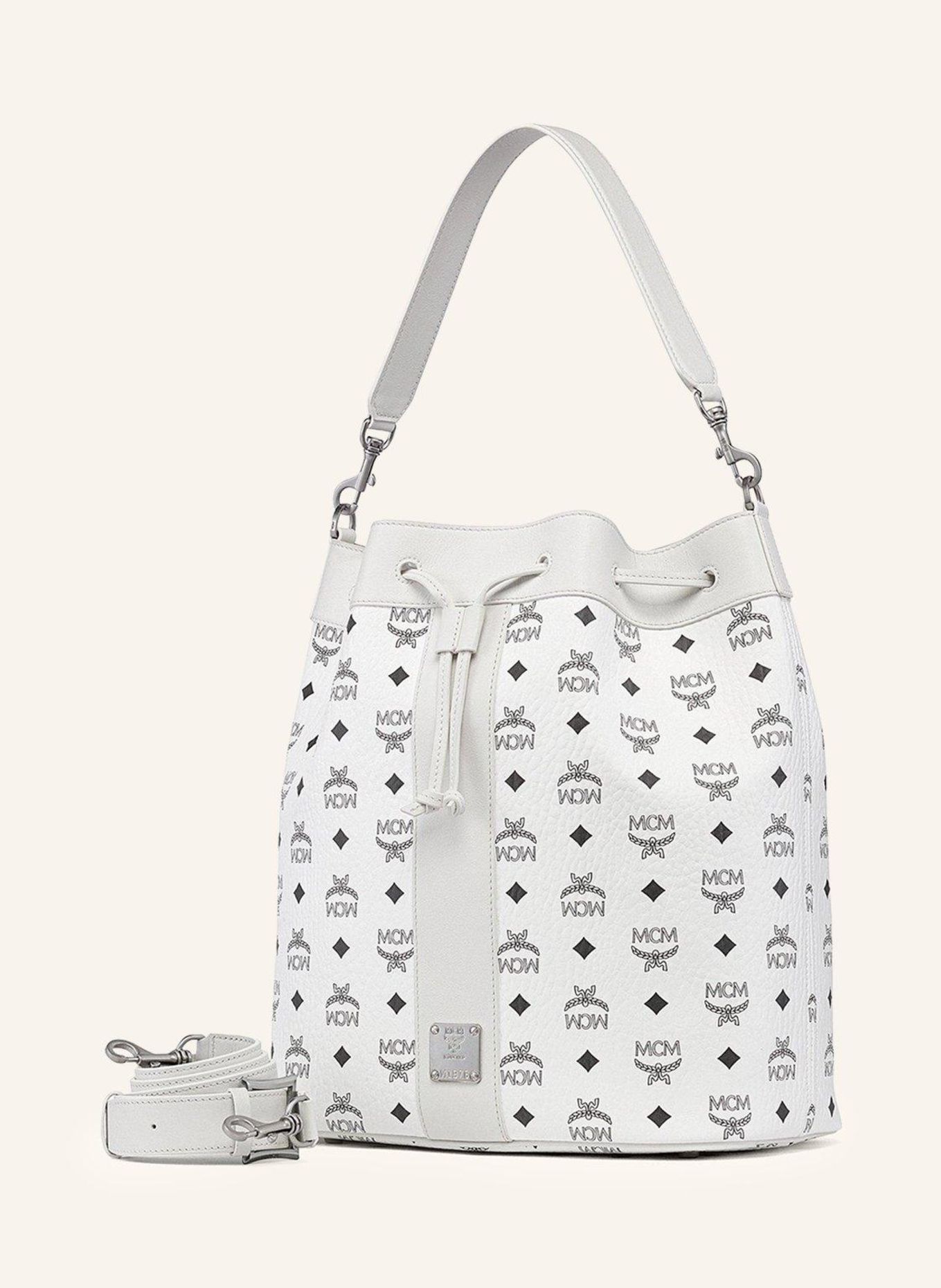 MCM Beuteltasche DESSAU IV mit Pouch: WEISS