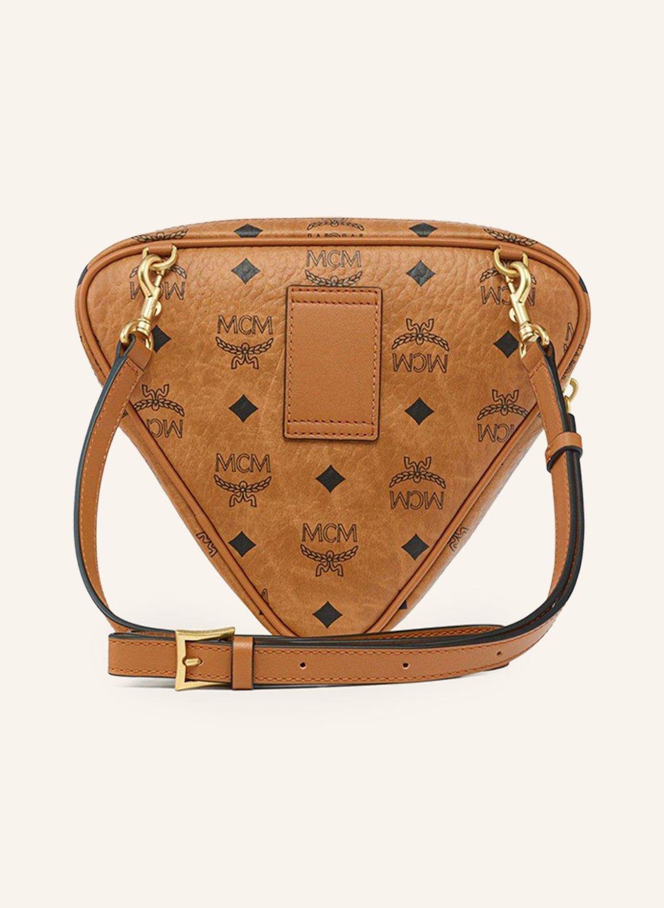 MCM Pouch: COGNAC
