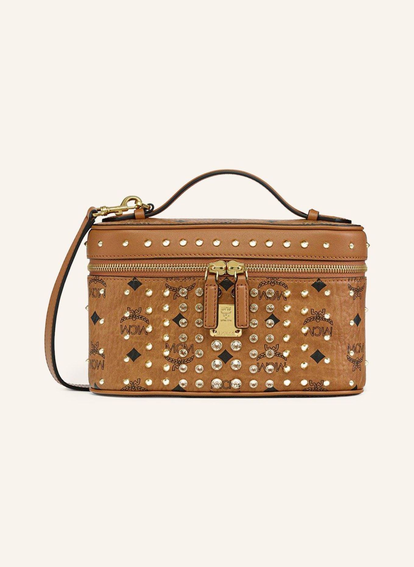 MCM Umhängetasche: COGNAC