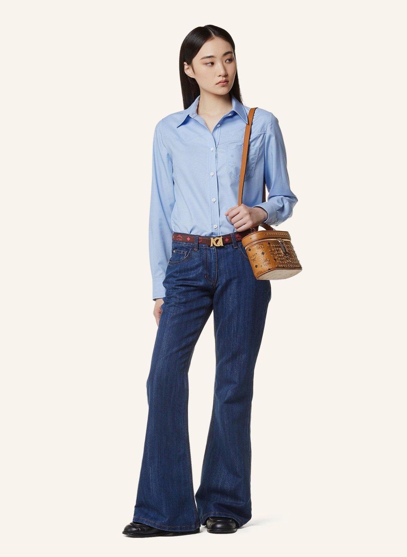 MCM Umhängetasche: COGNAC