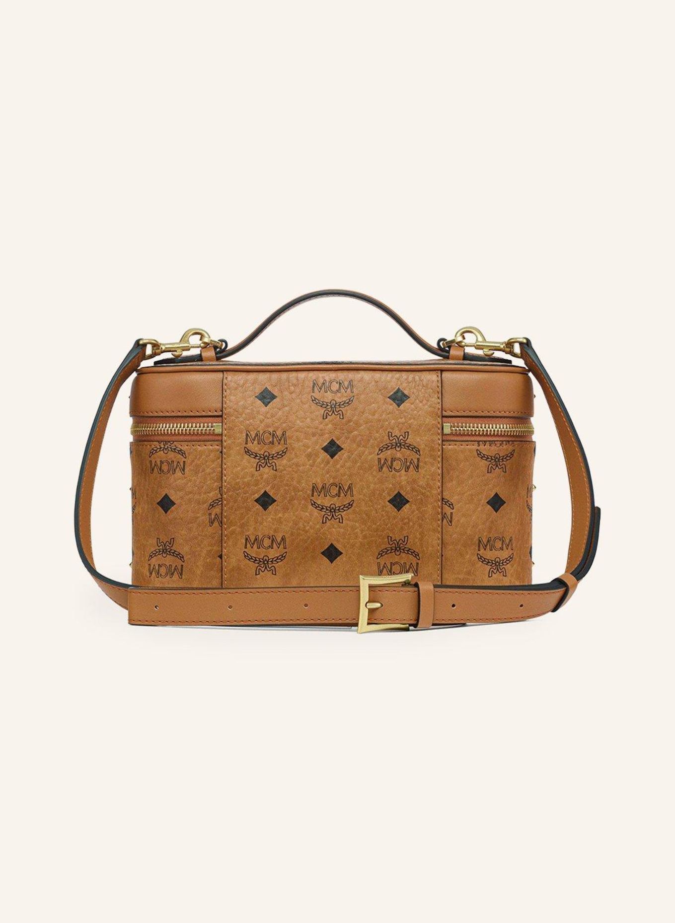 MCM Umhängetasche: COGNAC