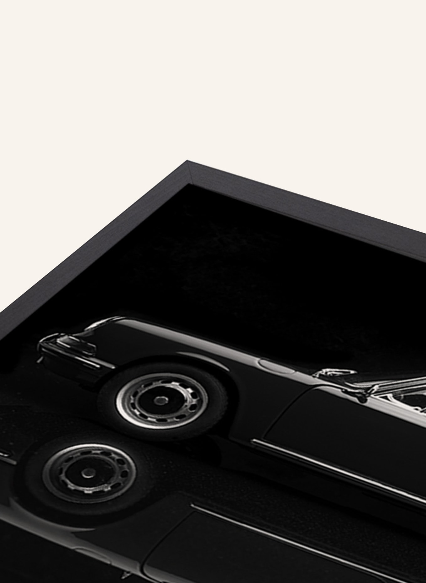 JACOB BADEN PORSCHE 911 Framed wall art: BLACK