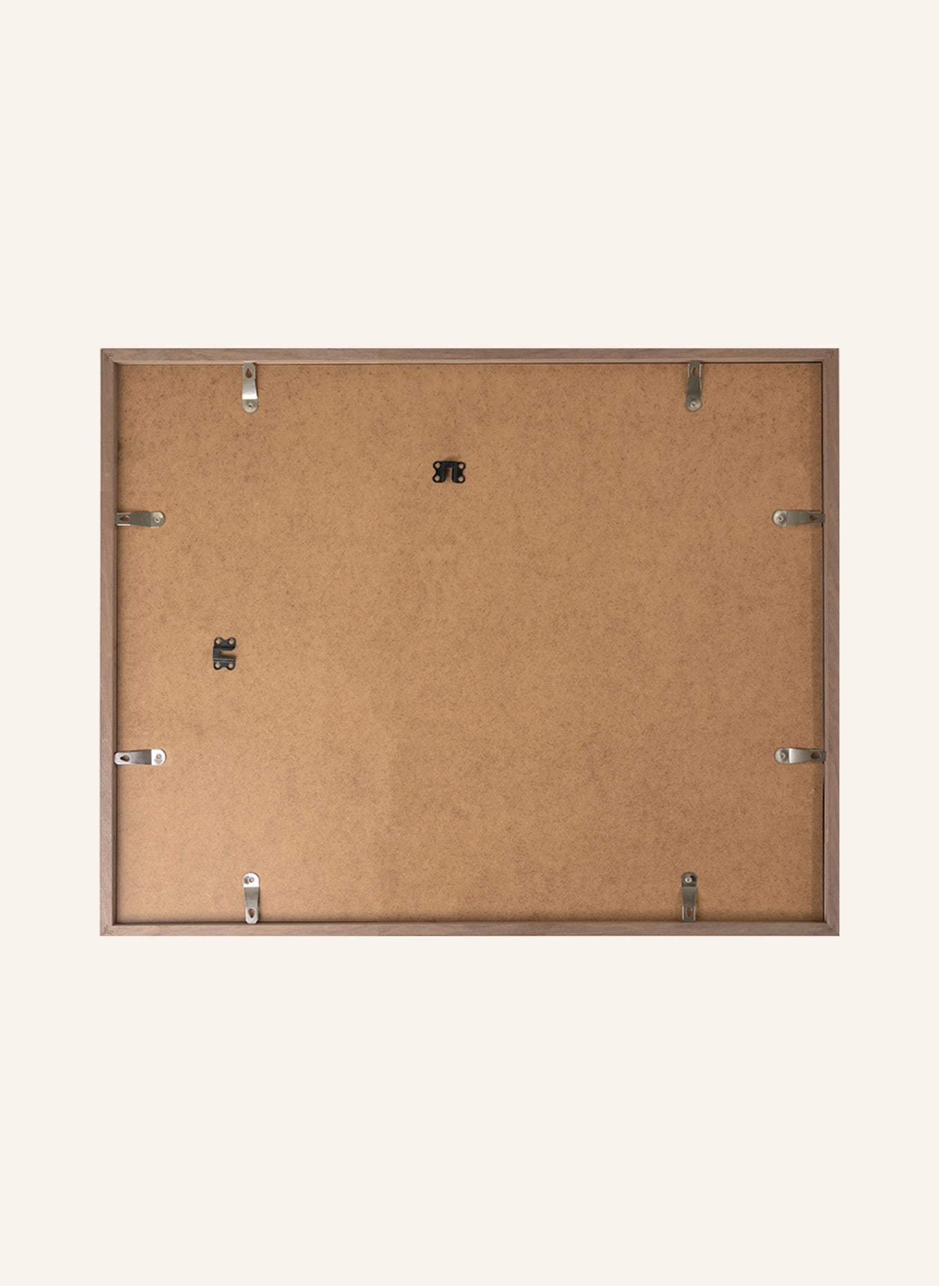 ANY IMAGE Wandbild GRÜNES LABYRINTH mit Rahmen: BRAUN