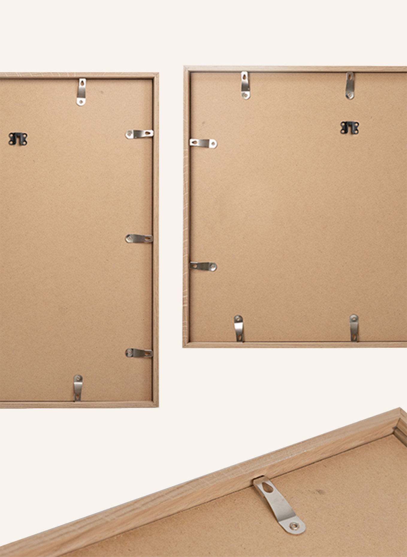 ANY IMAGE Wandbild JAPANDI-STIL mit Rahmen: HELLBRAUN