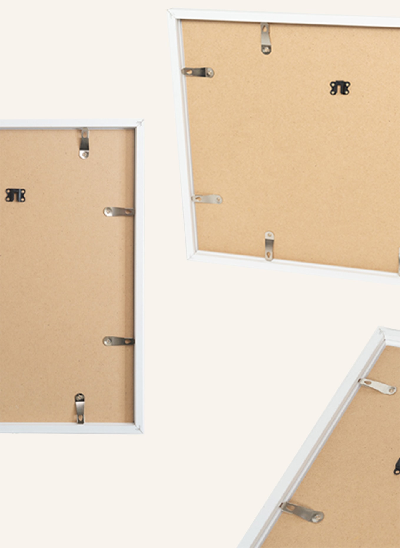 ANY IMAGE Wandbild BLUMENTEXTUR mit Rahmen: WEISS