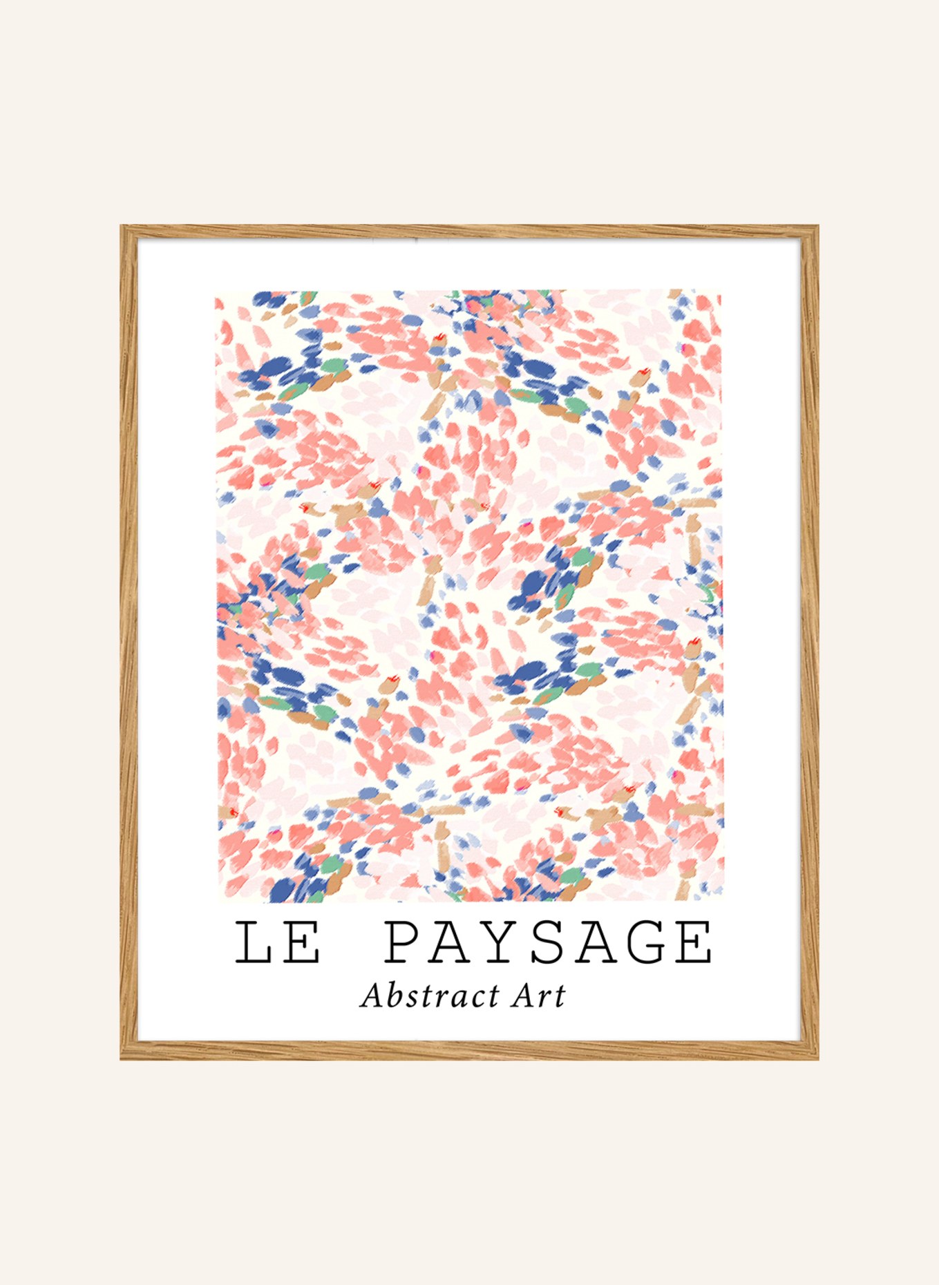 Liv Corday Wandbild LE PAYSAGE mit Rahmen, Farbe: ECRU (Bild 1)
