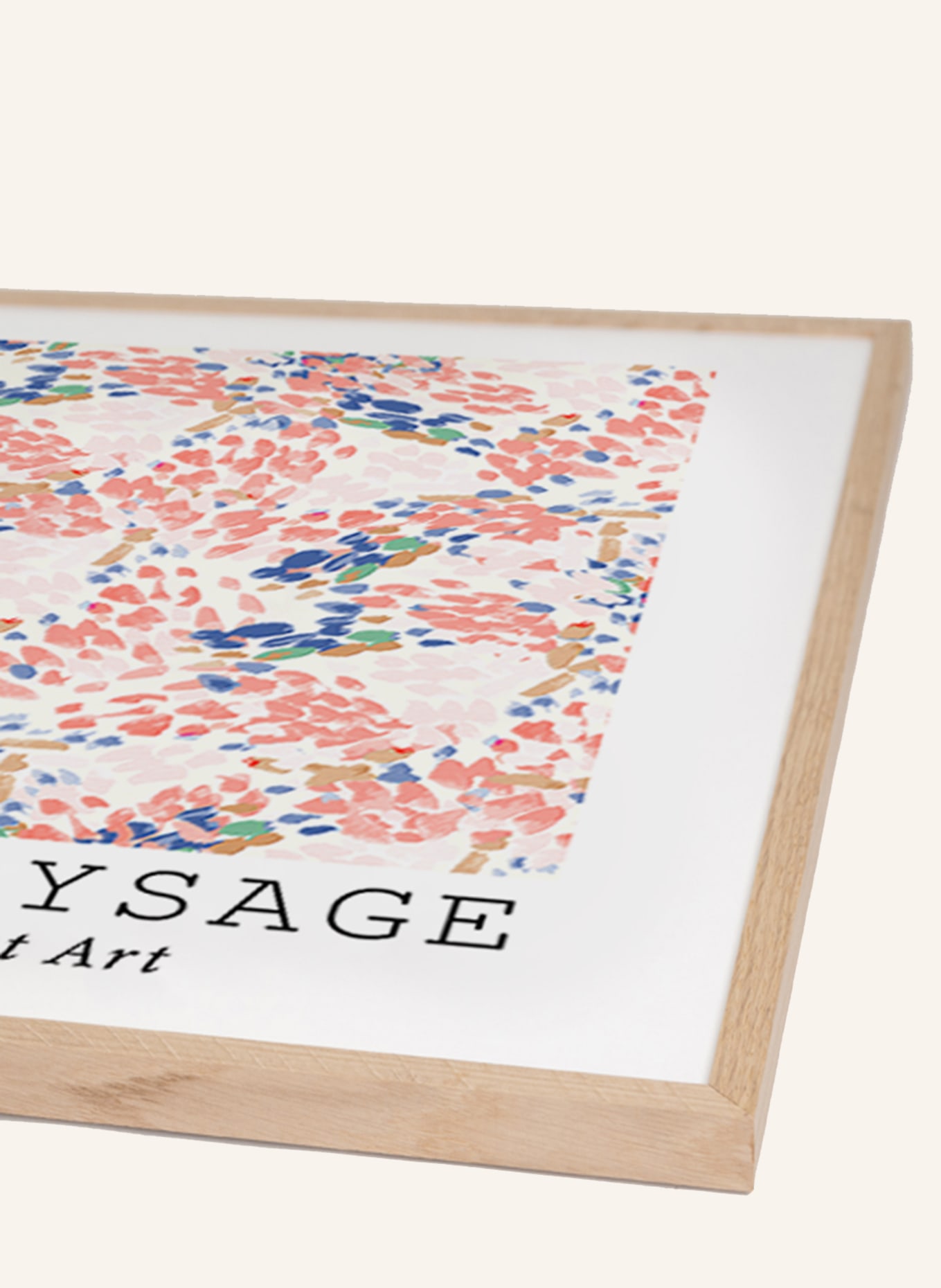 Liv Corday Wandbild LE PAYSAGE mit Rahmen, Farbe: ECRU (Bild 2)
