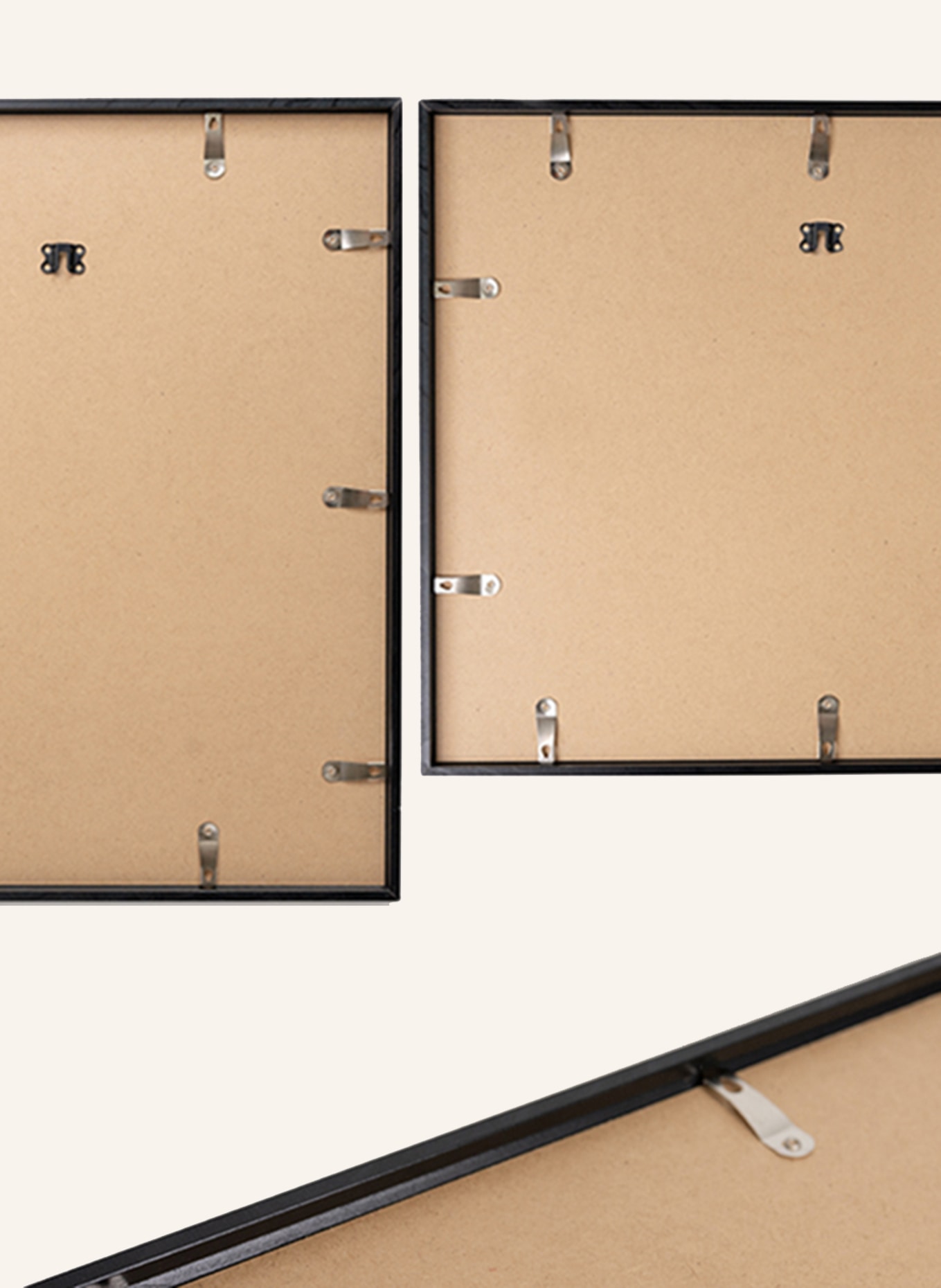 ANY IMAGE Wandbild BOSA, SARDINIEN mit Rahmen: SCHWARZ