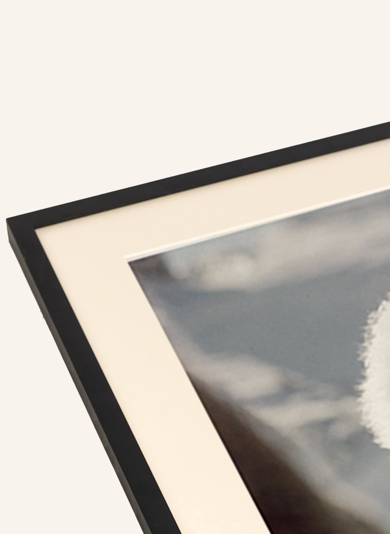 Liv Corday Wandbild BRIGITTE BARDOT WINTER mit Rahmen: SCHWARZ