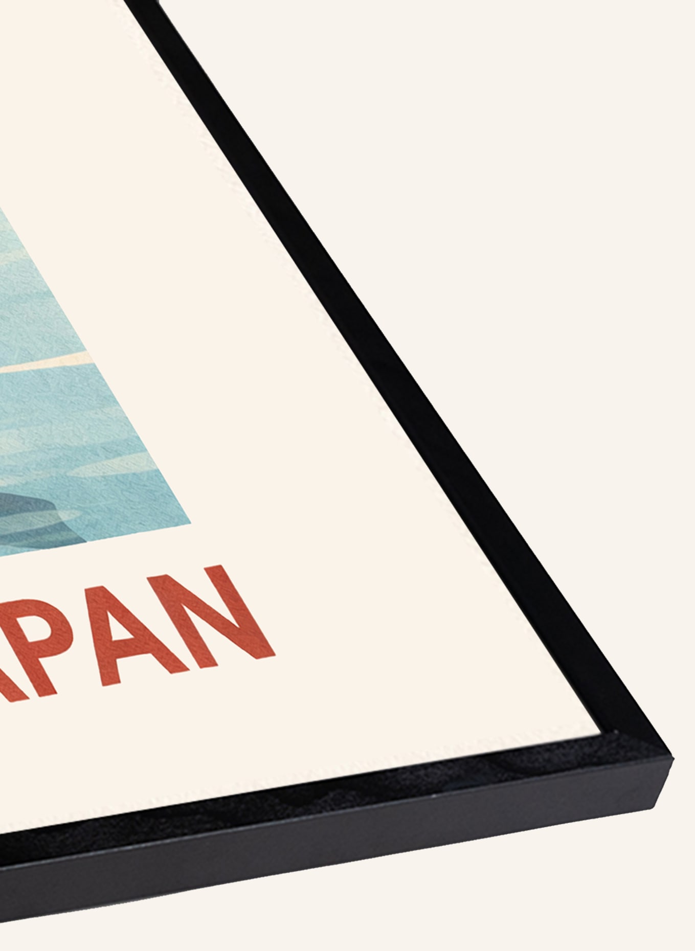 Liv Corday Wandbild TORII, JAPAN mit Rahmen: SCHWARZ