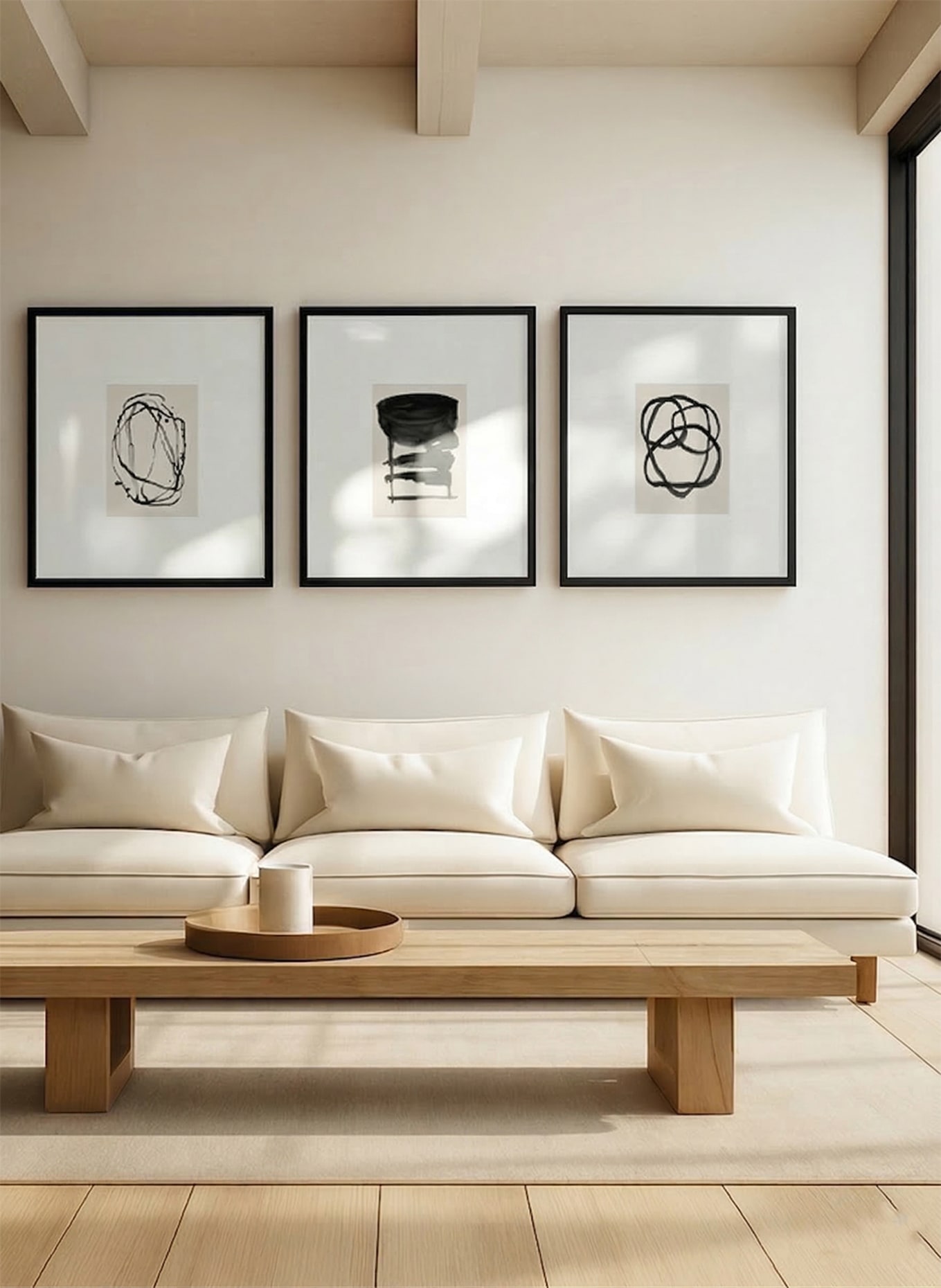 JACOB BADEN Wandbild RALLYE mit Rahmen: SCHWARZ